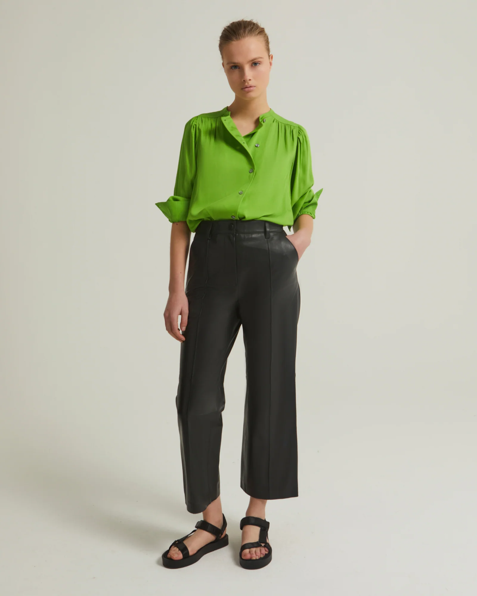 Blouse oversize en crêpe - Image 3