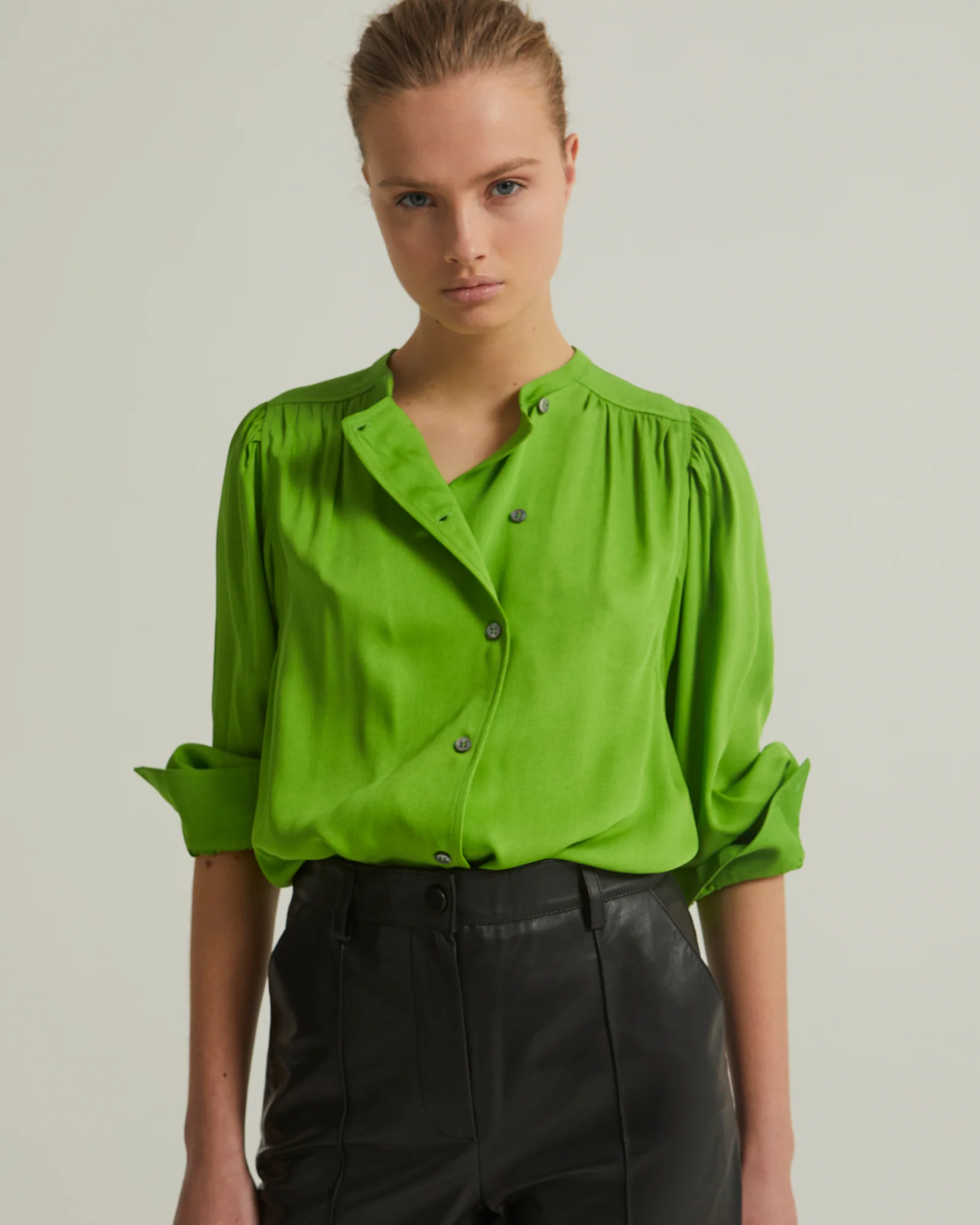 Blouse oversize en crêpe - Image 4