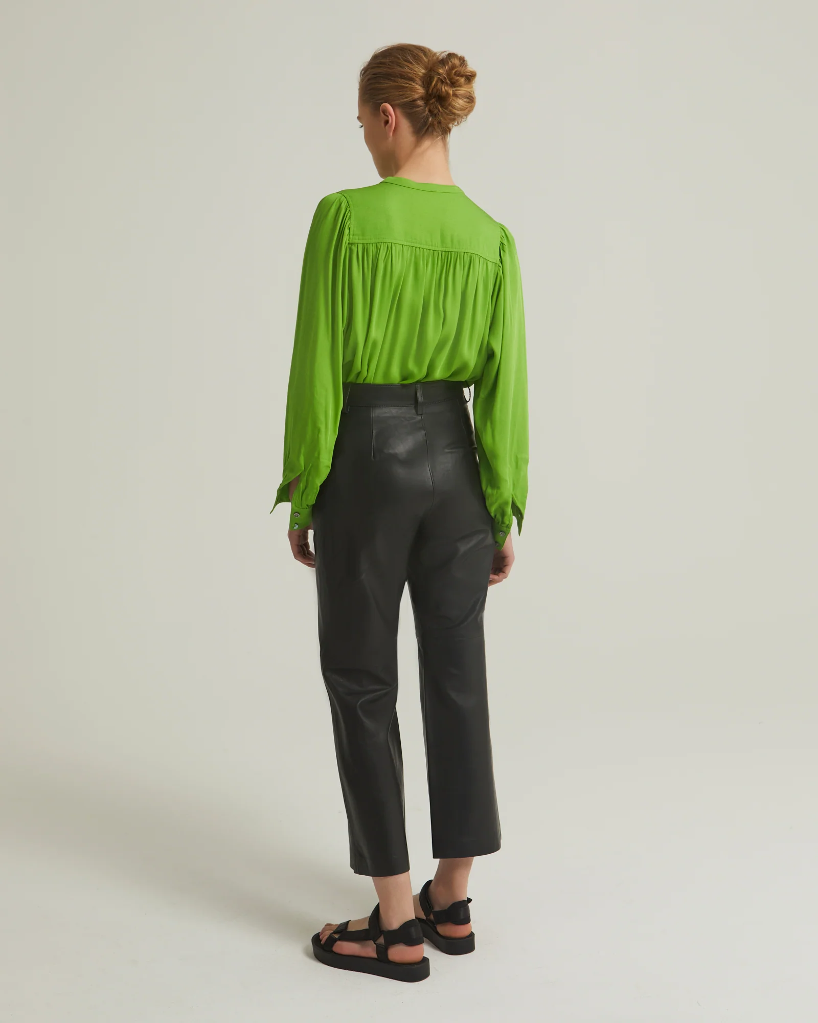 Blouse oversize en crêpe - Image 5
