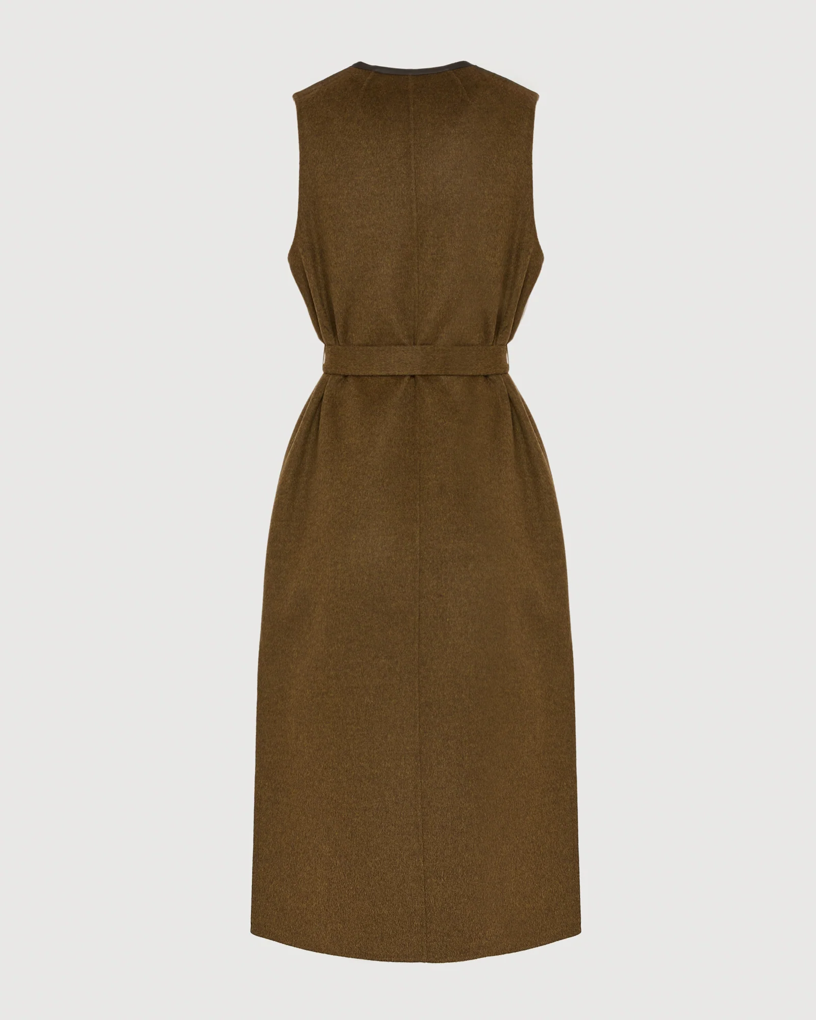 Gilet long en lainage cachemire double face - Image 5