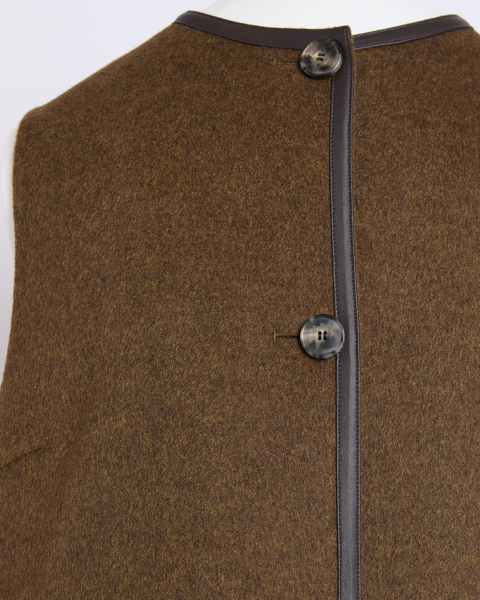 Gilet long en lainage cachemire double face - Image 6