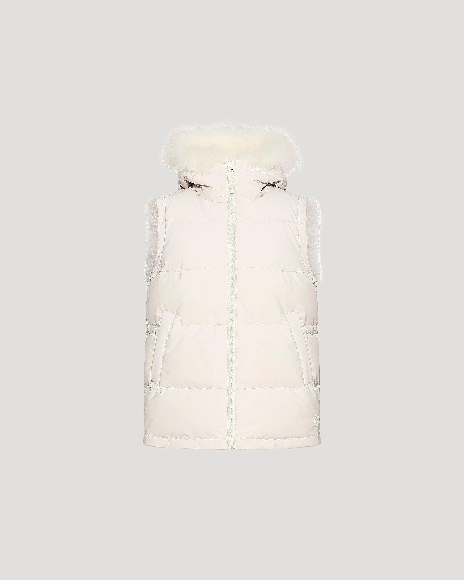 Gilet réversible en agneau long poil - Image 6