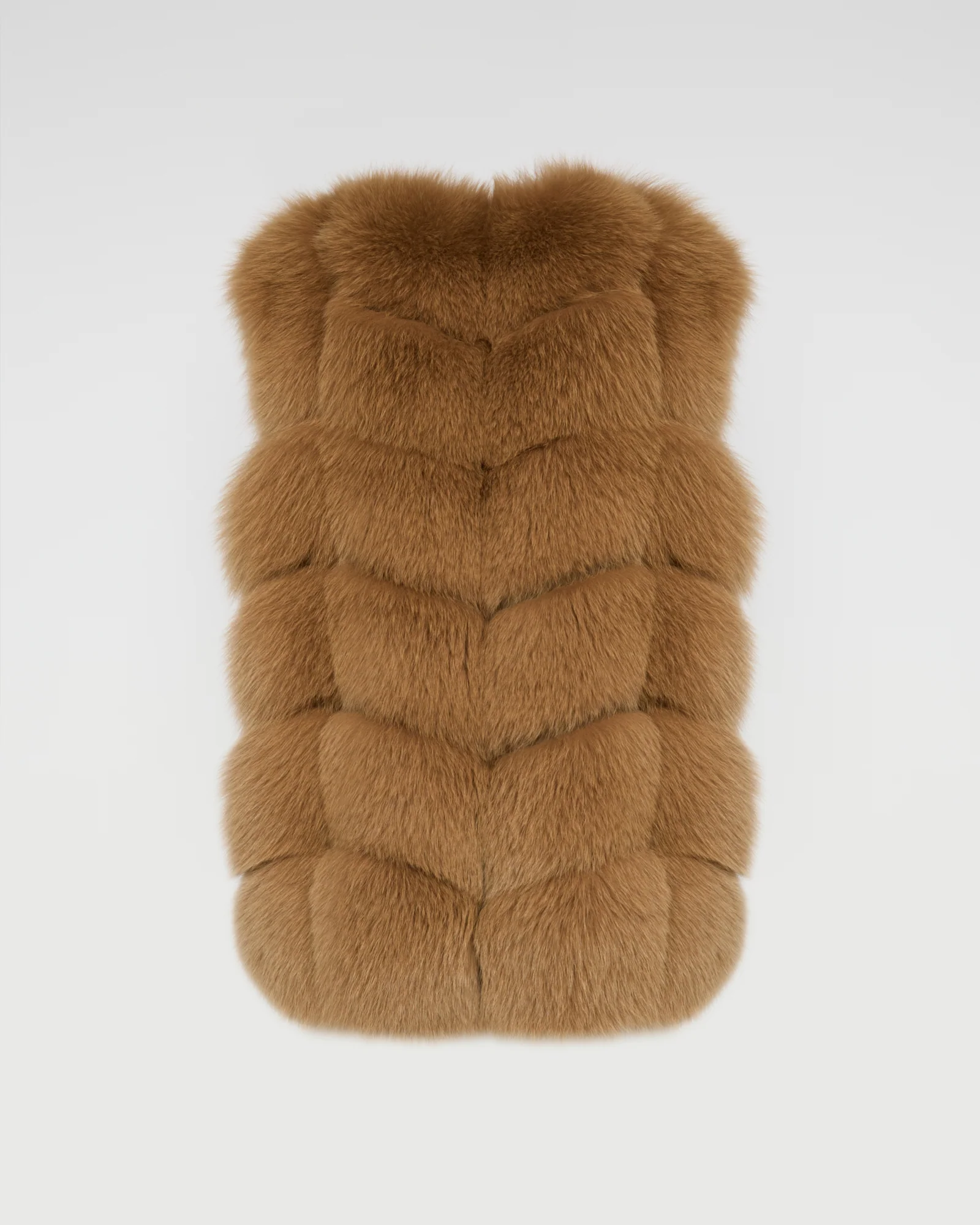 Gilet sans manches en fourrure de renard - Image 6