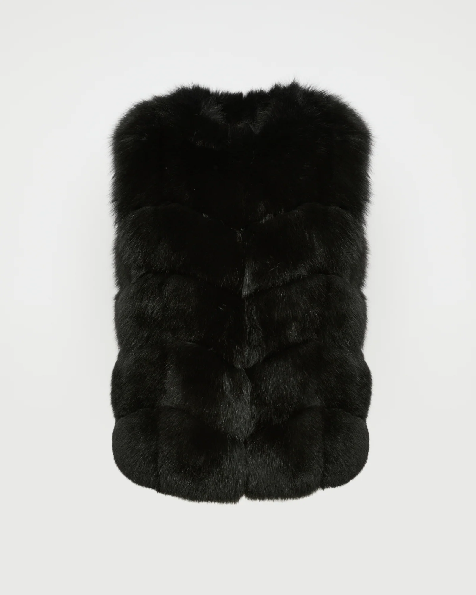 Gilet sans manches en fourrure de renard - Image 4