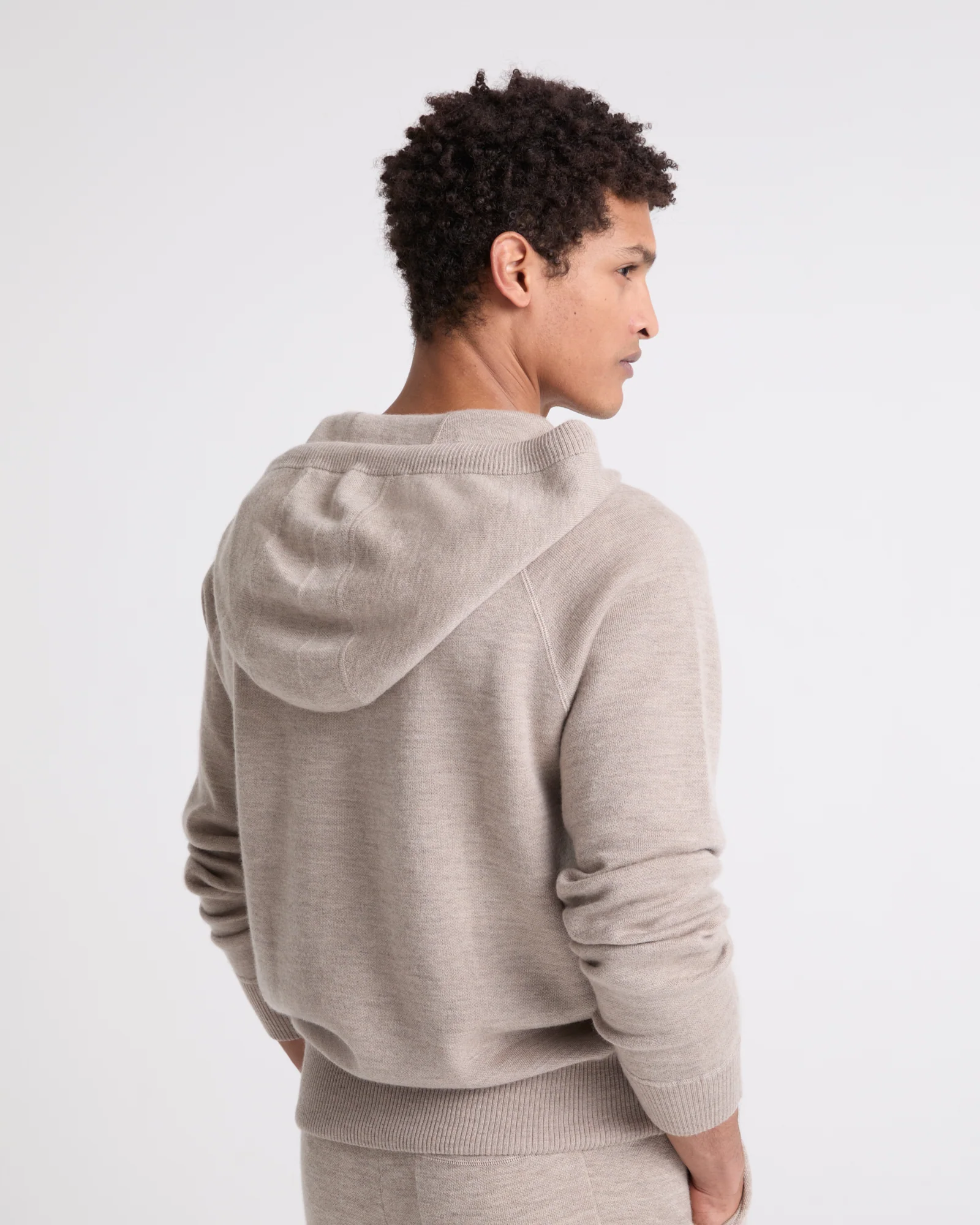 Hoodie en cachemire double face - Image 4