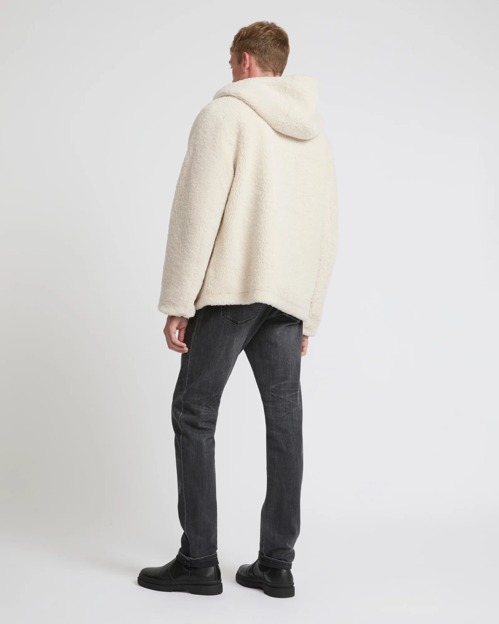 Hoodie en peau lainée réversible - Image 6