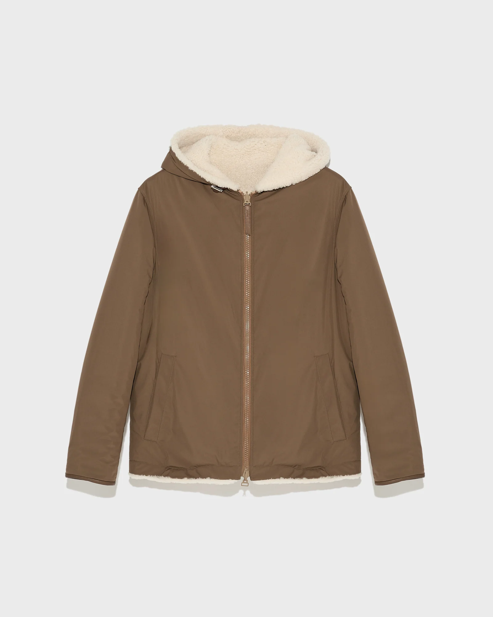 Hoodie en peau lainée réversible - Image 9
