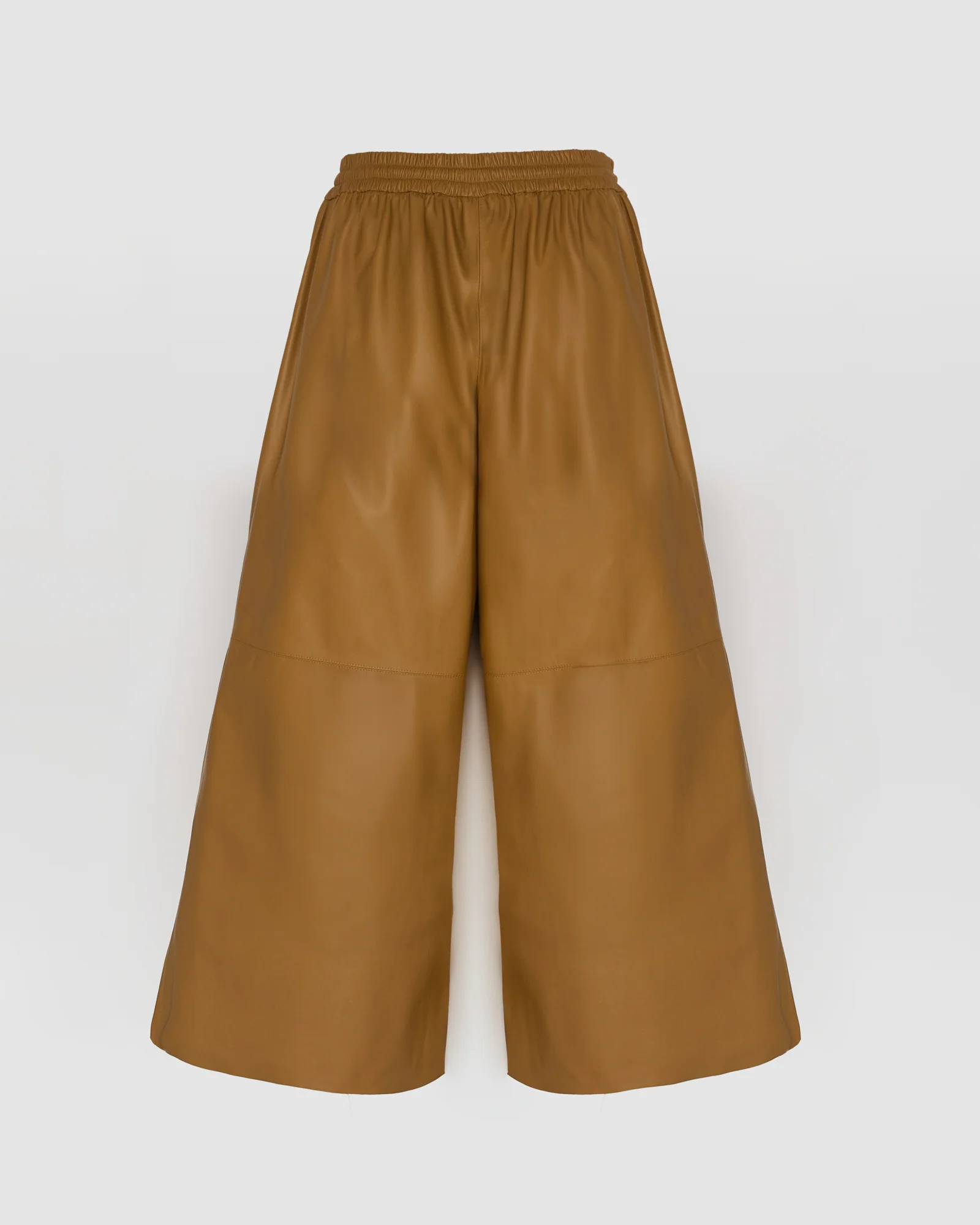 Jupe culotte en cuir d'agneau fin - Image 6