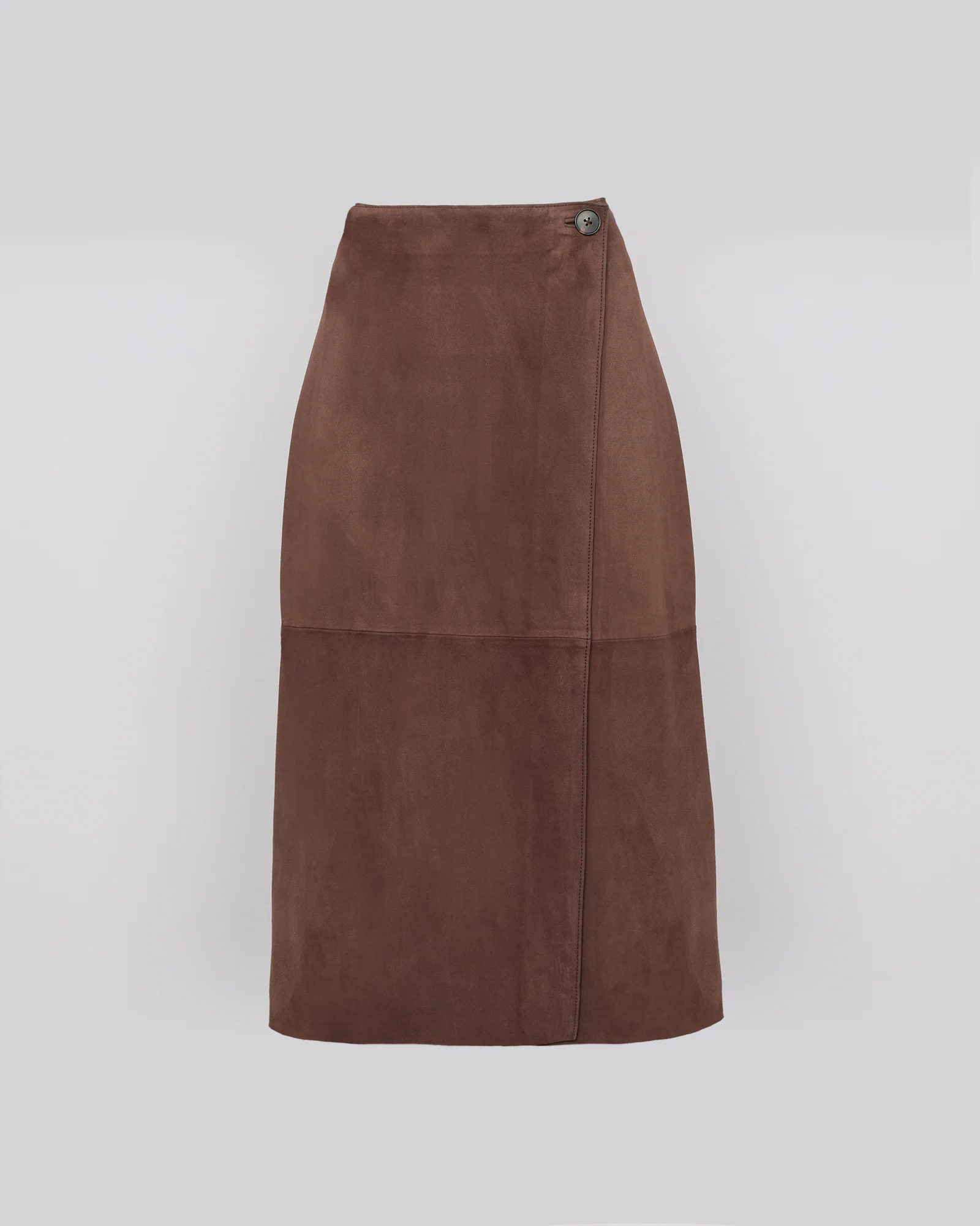 Jupe en cuir d'agneau velours double face - Image 4