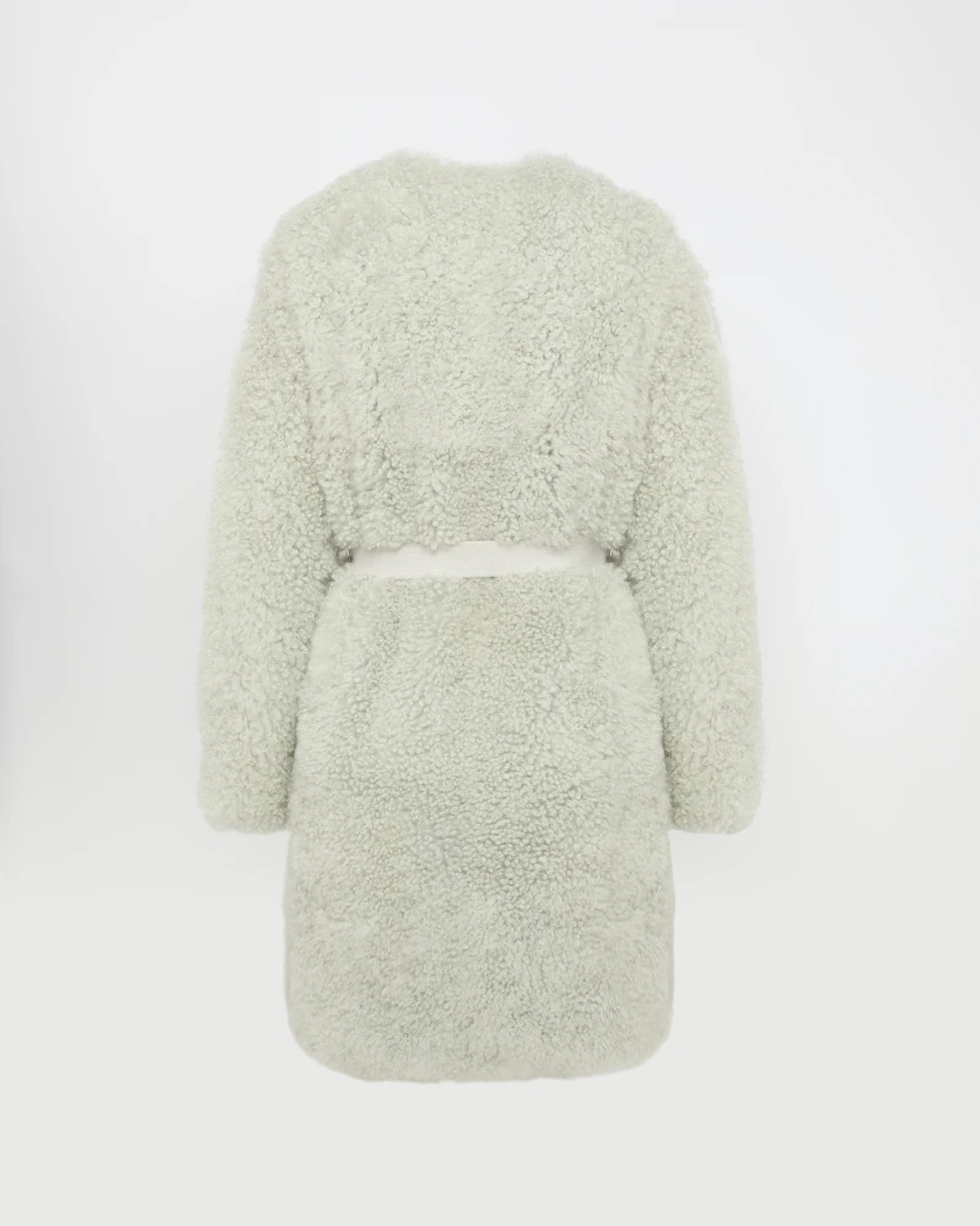 Manteau en maille mérinos et agneau - Image 6