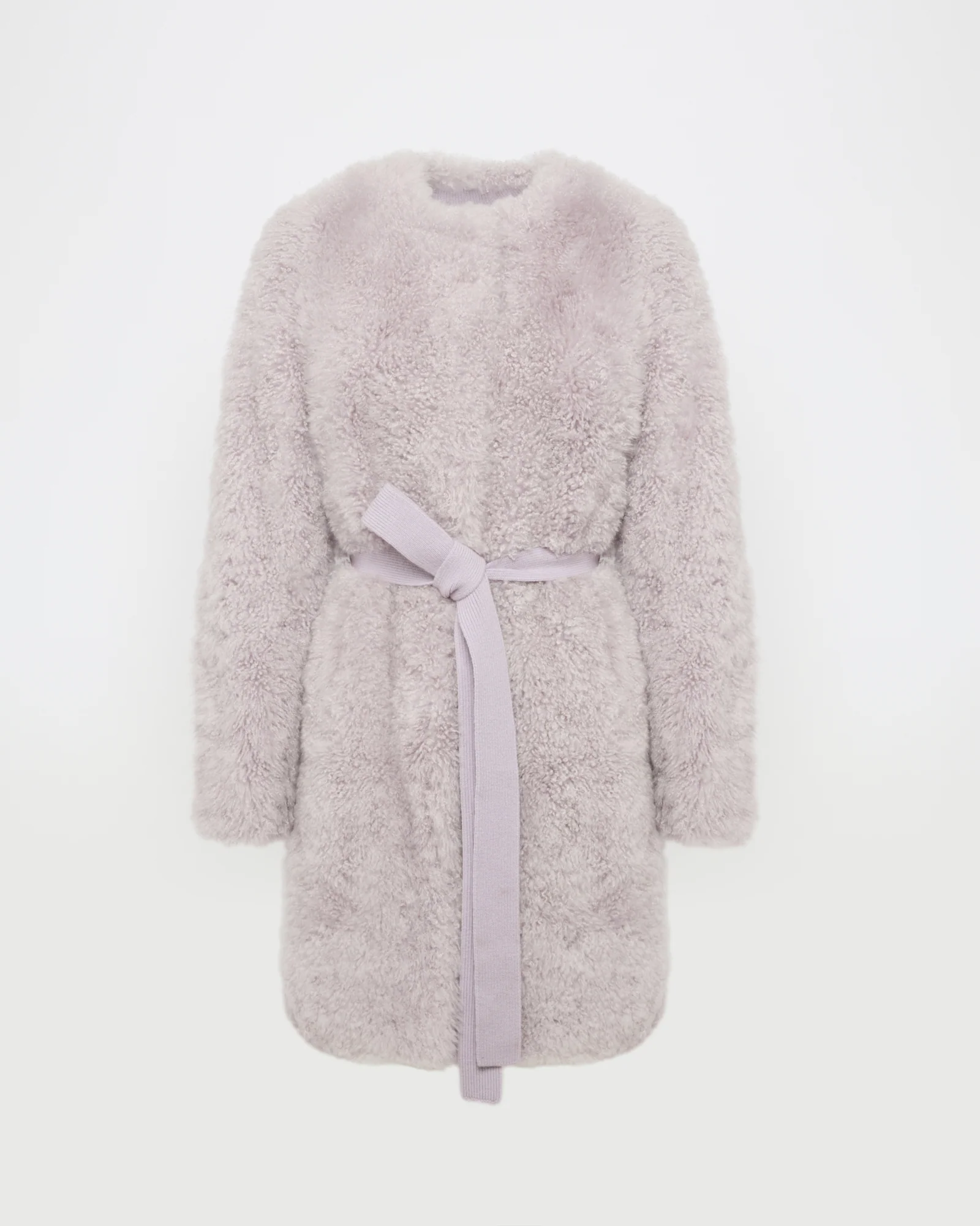 Manteau en maille mérinos et agneau - Image 5