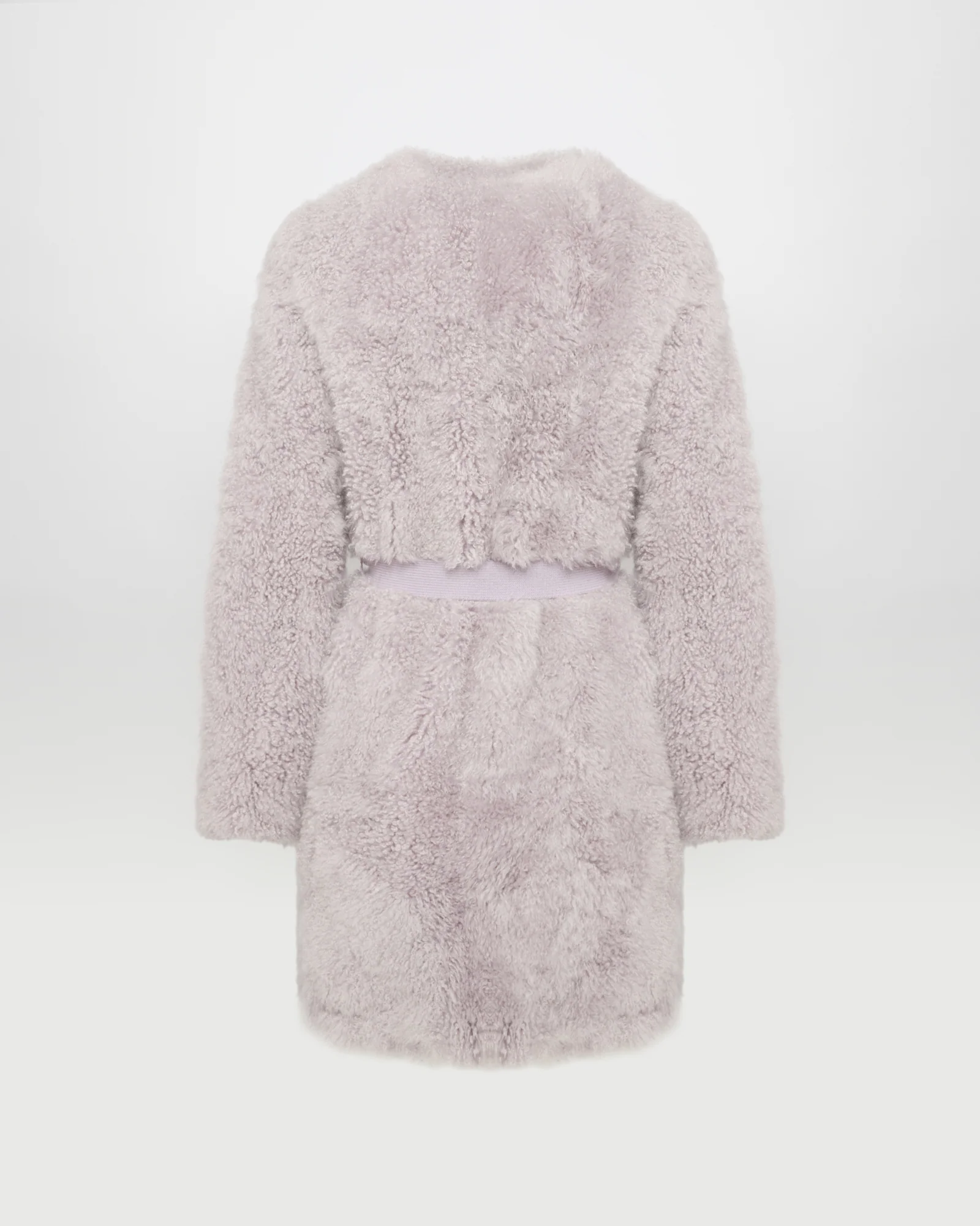 Manteau en maille mérinos et agneau - Image 6