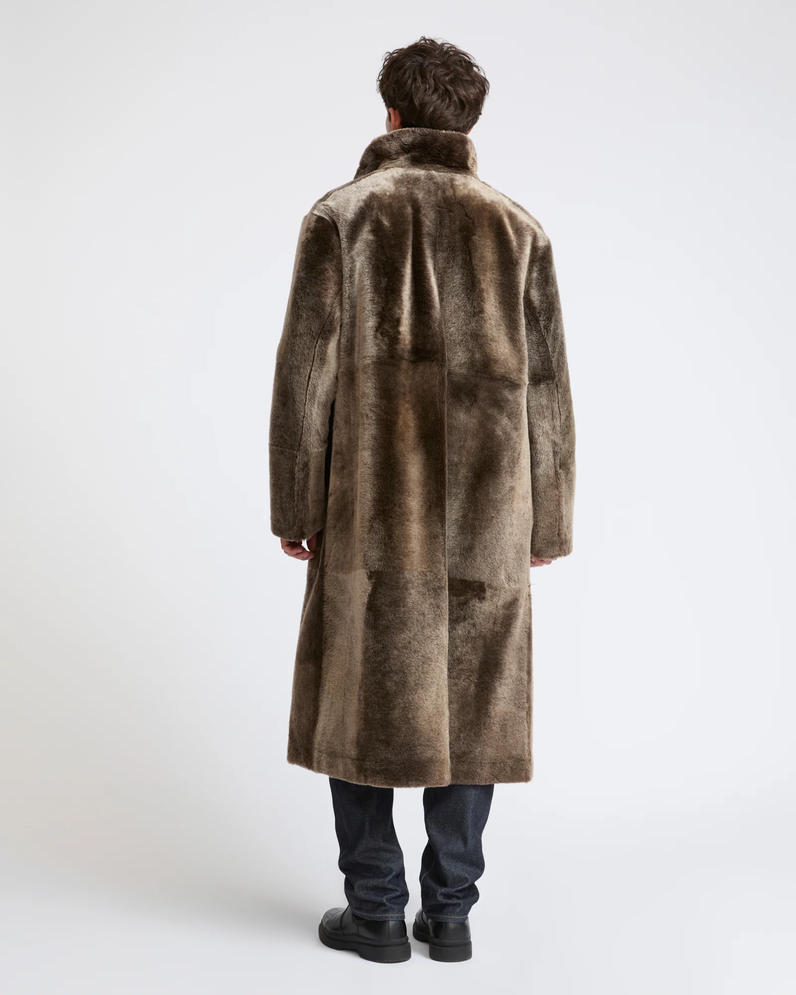 Manteau en peau lainée d'agneau Lacon - Image 4