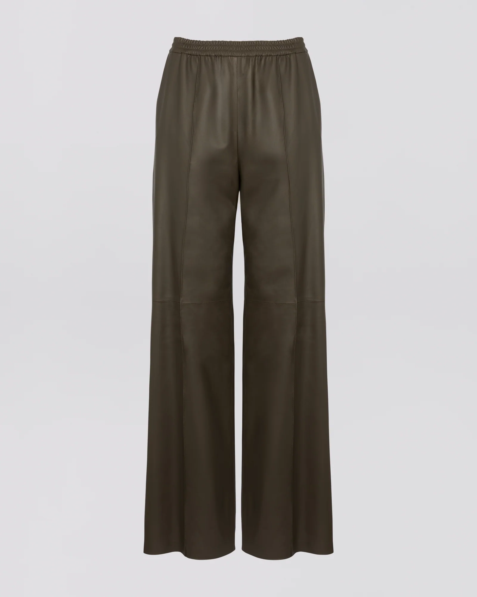 Pantalon ample en cuir d'agneau fin - Image 4