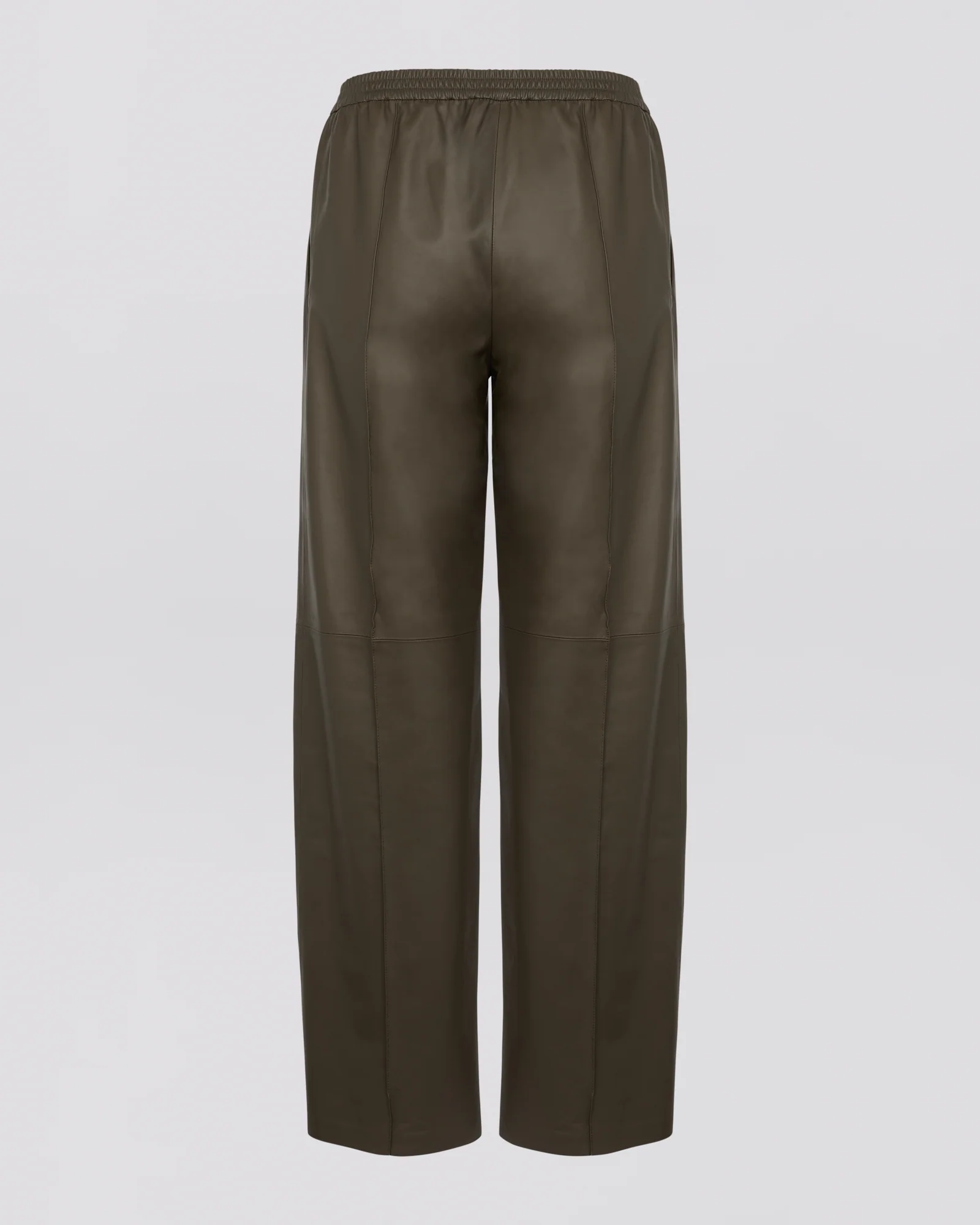 Pantalon ample en cuir d'agneau fin - Image 5