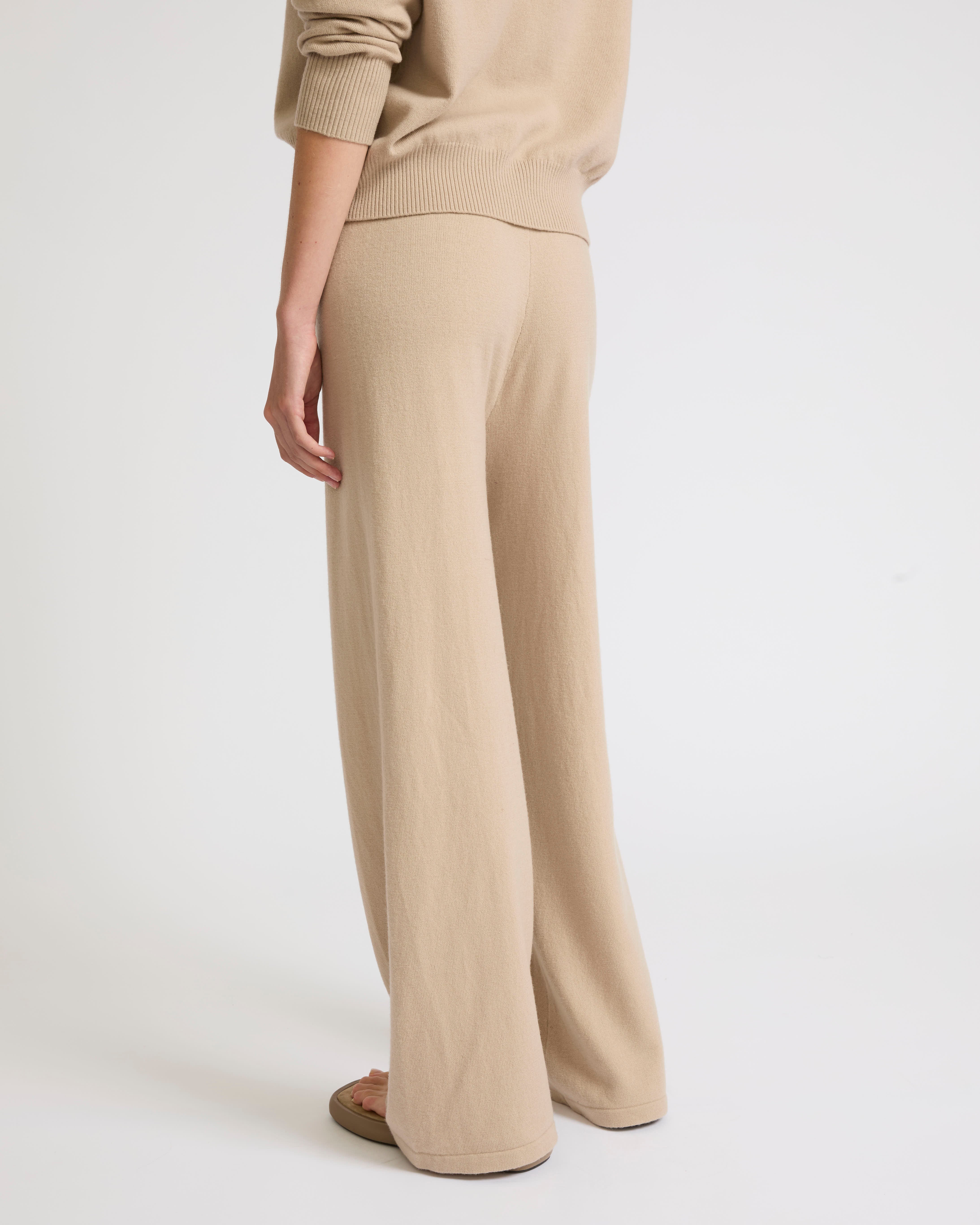 Pantalon large en maille mérinos - Image 3