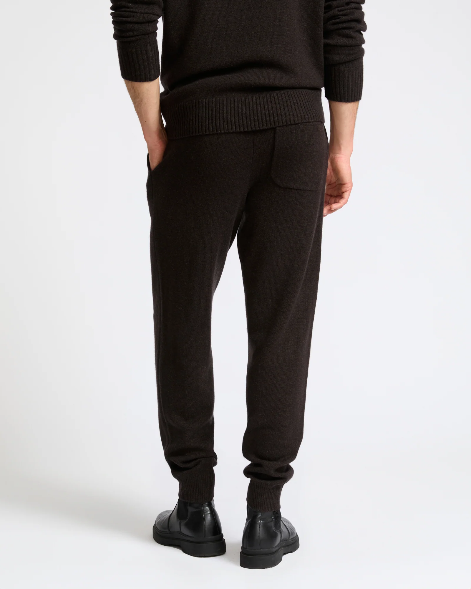 Pantalon jogging en maille laine cachemire - Image 3
