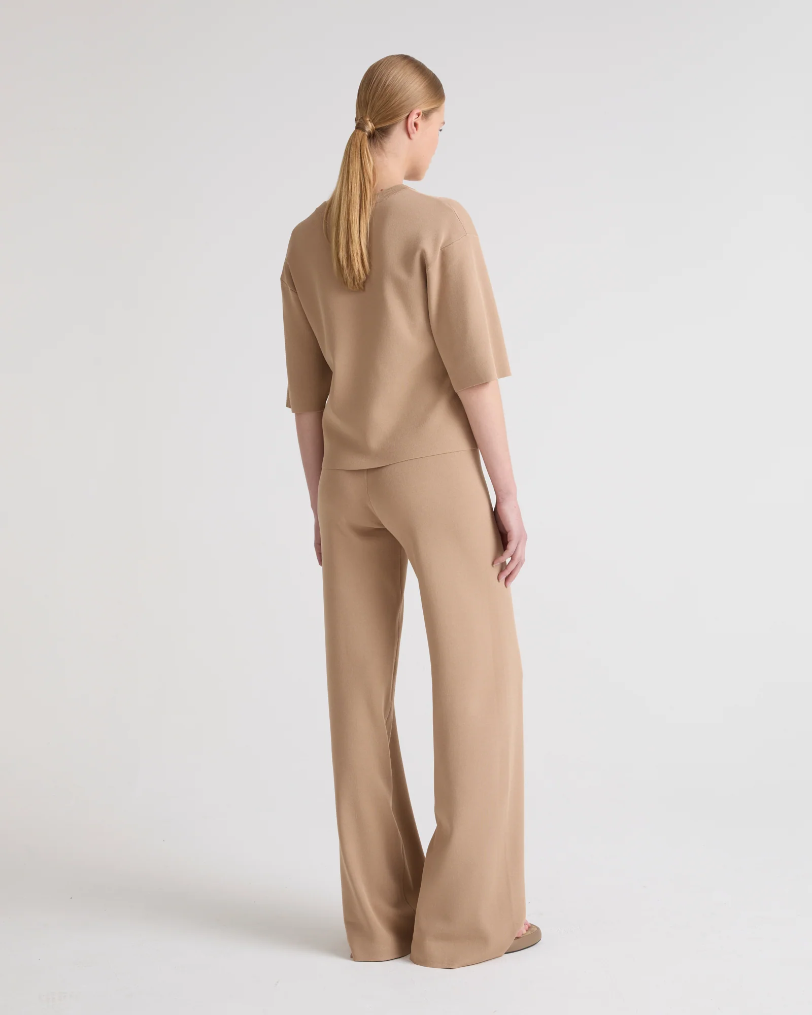 Pantalon large en maille - Image 3