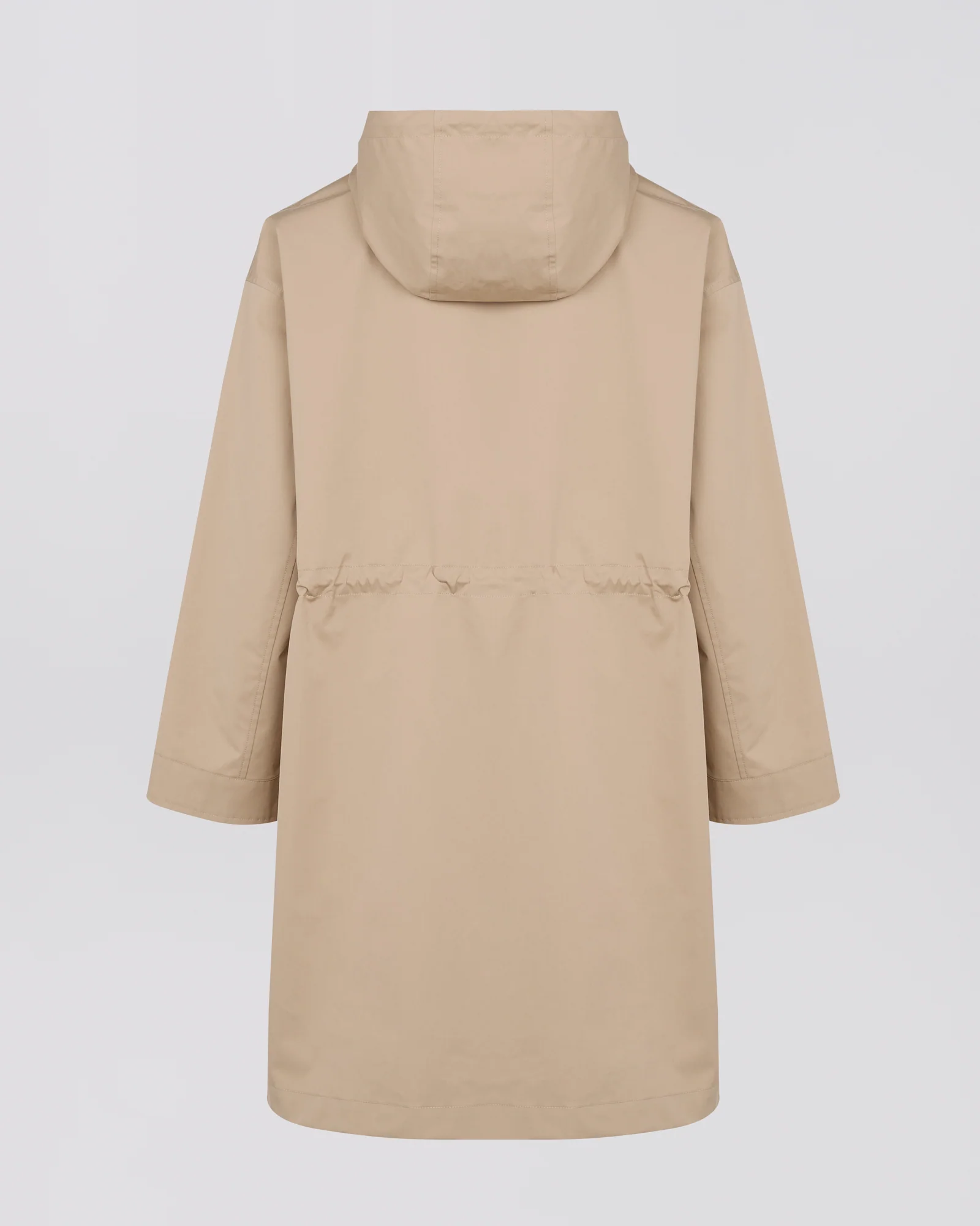 Parka longue en tissu technique mix coton - Image 7