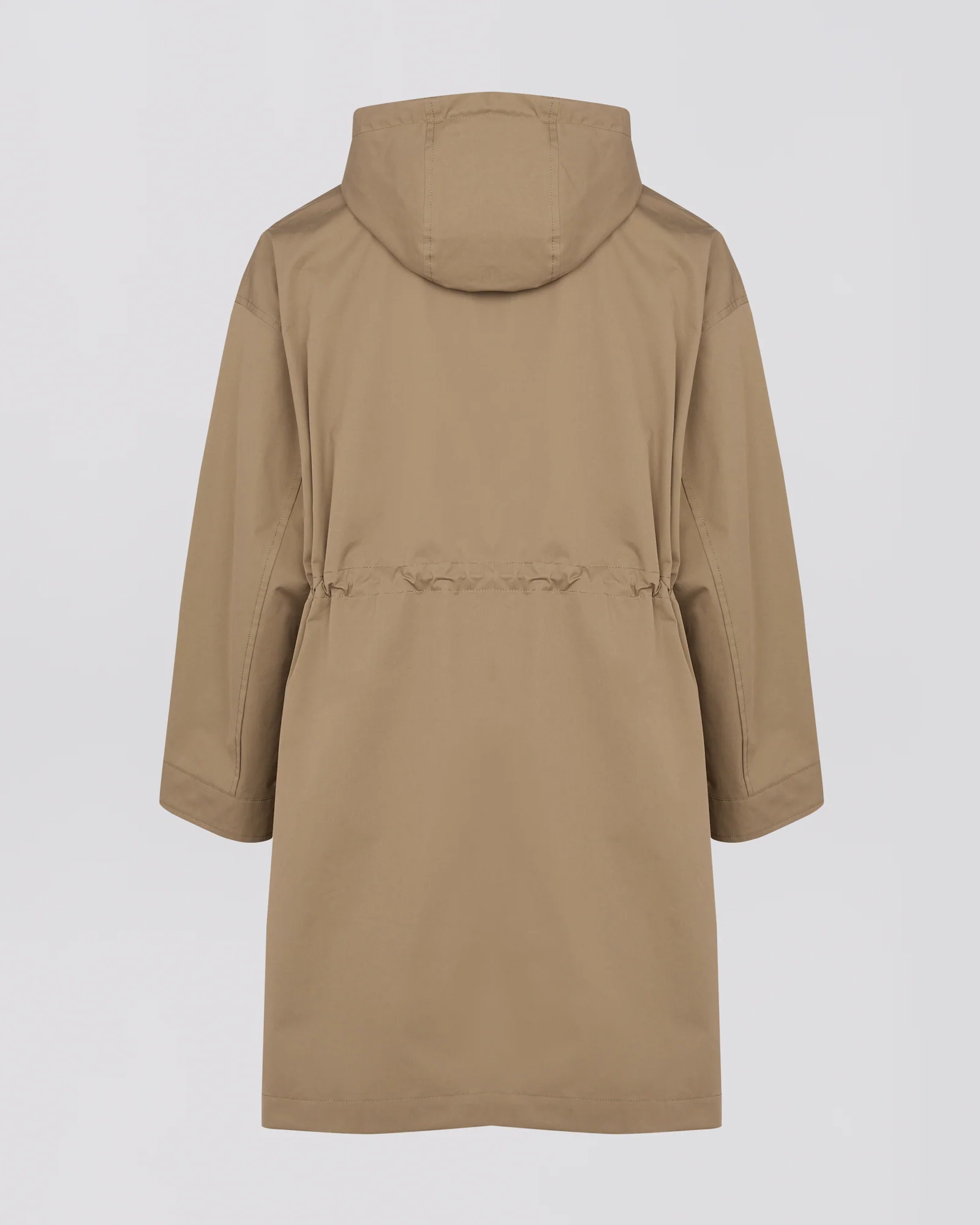 Parka longue en tissu technique mix coton - Image 6
