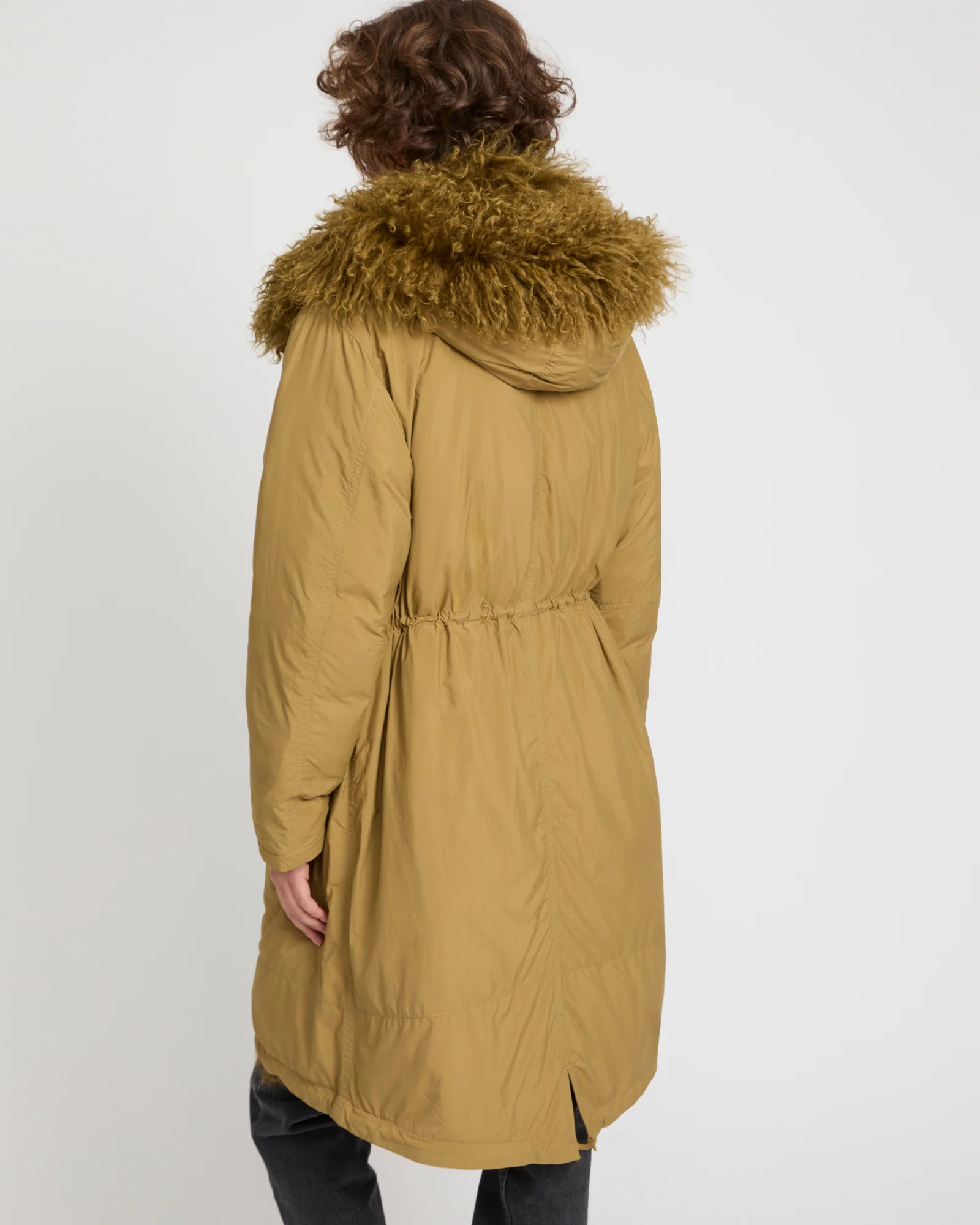 Parka doudoune ultra light garniture agneau frisé - Image 4