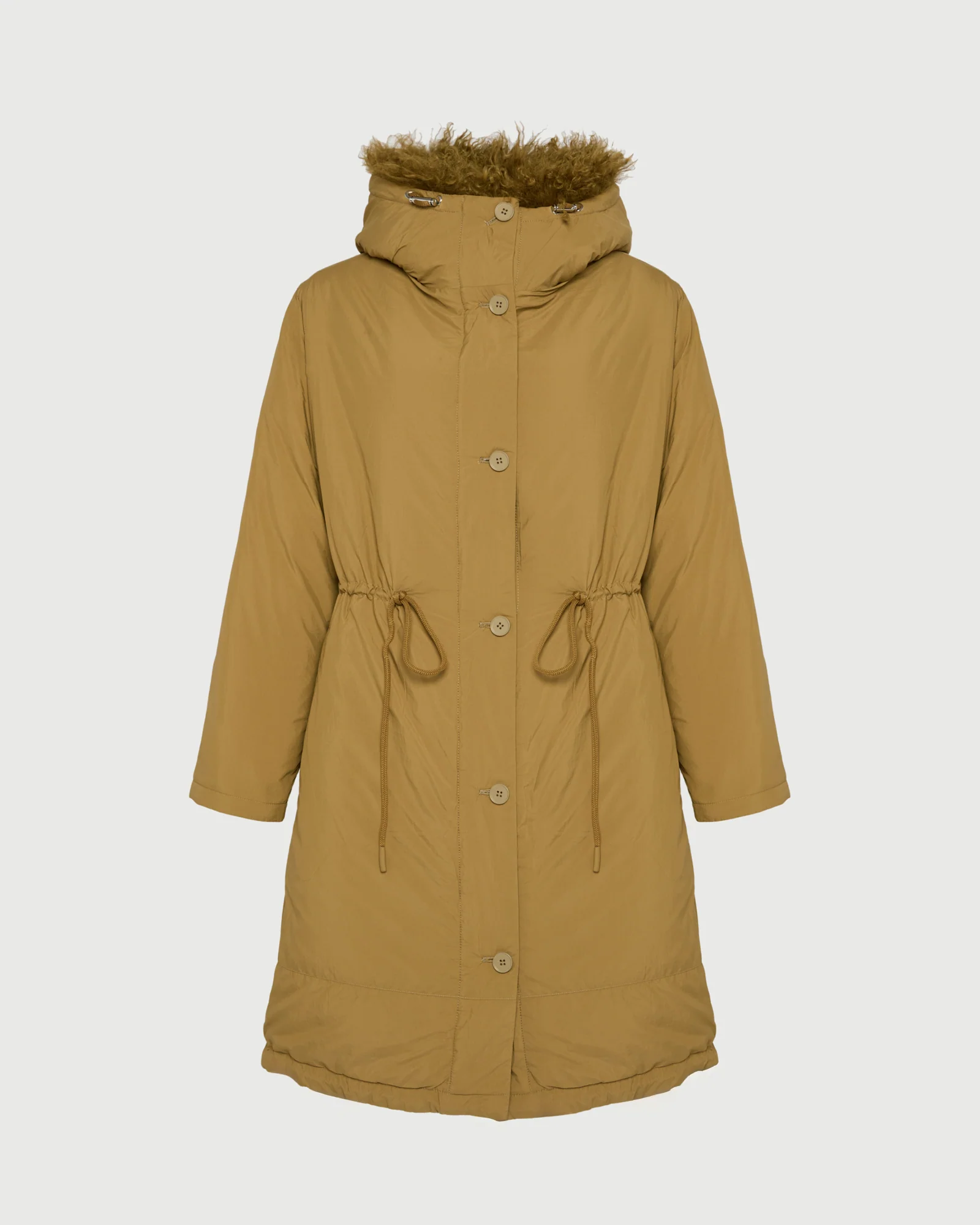 Parka doudoune ultra light garniture agneau frisé - Image 5