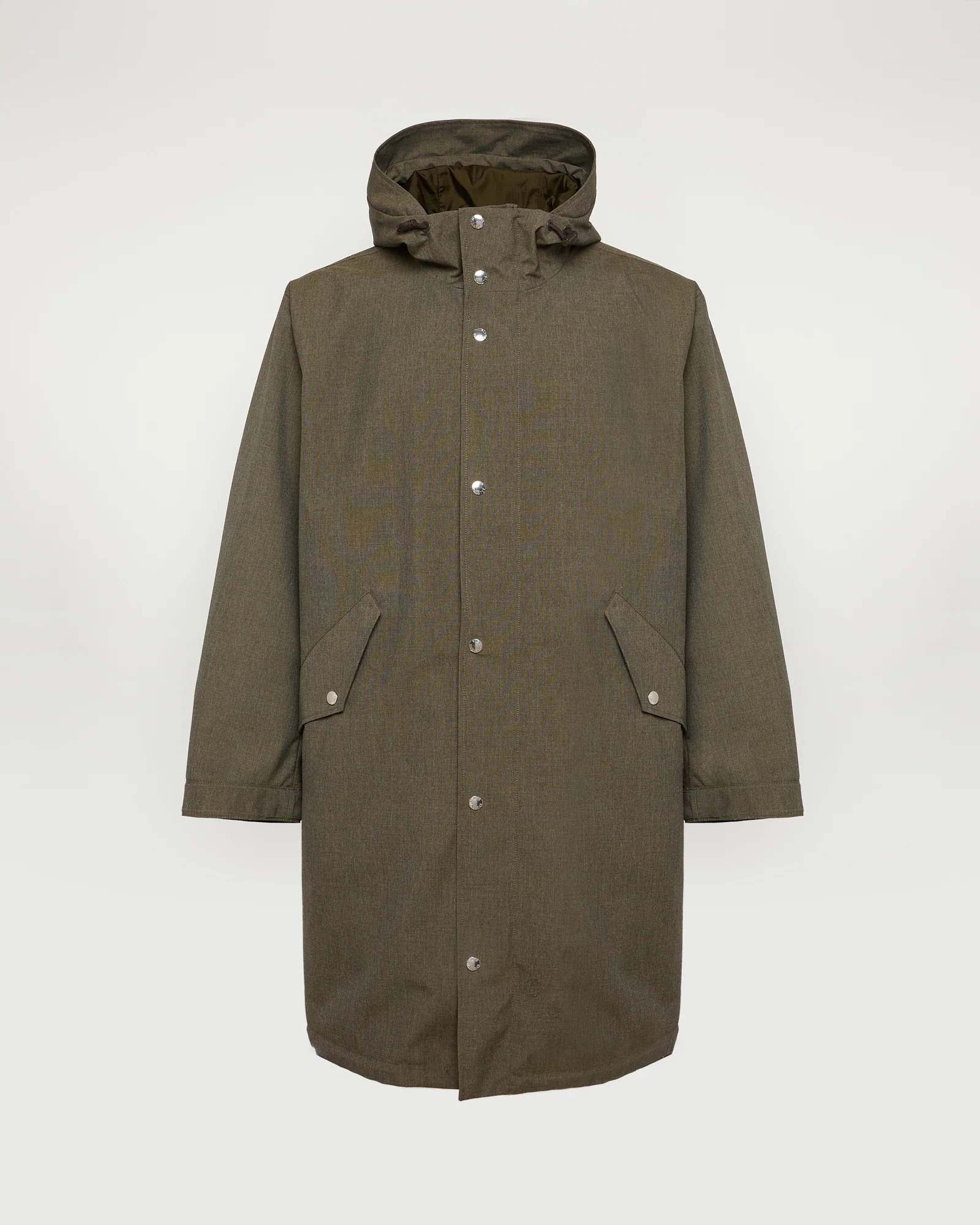 Parka en tissu technique aspect laine froide - Image 4
