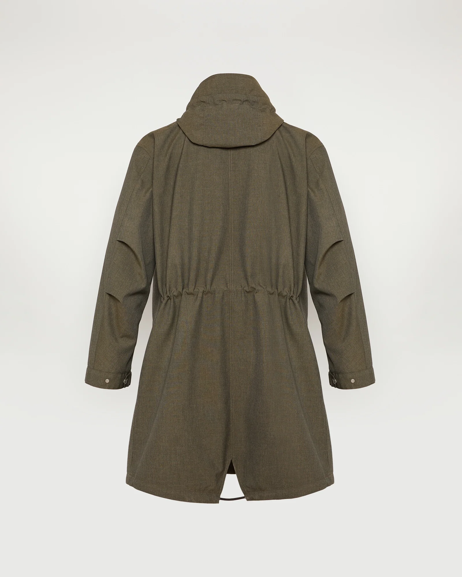Parka en tissu technique aspect laine froide - Image 5