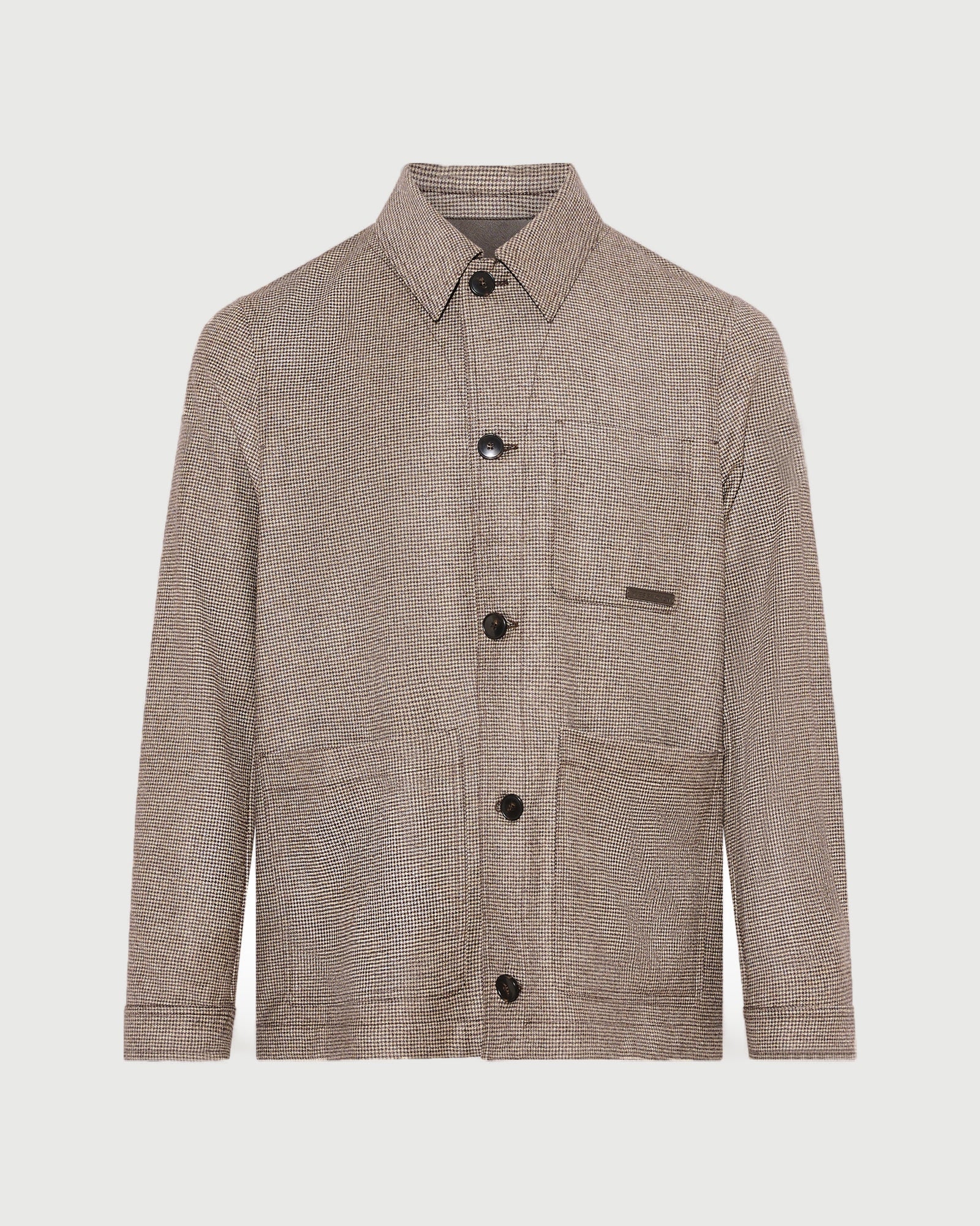 Surchemise en flanelle de lainage cachemire fantaisie Loro Piana - Image 6