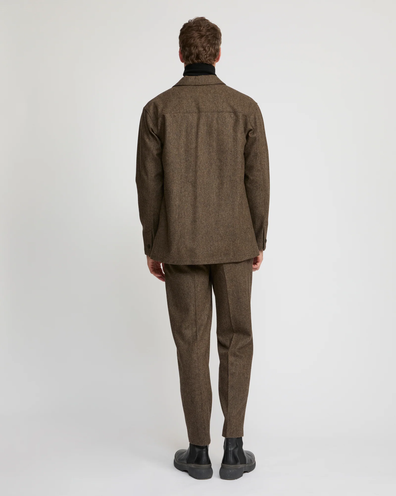Surchemise en tweed laine et cachemire - Image 3