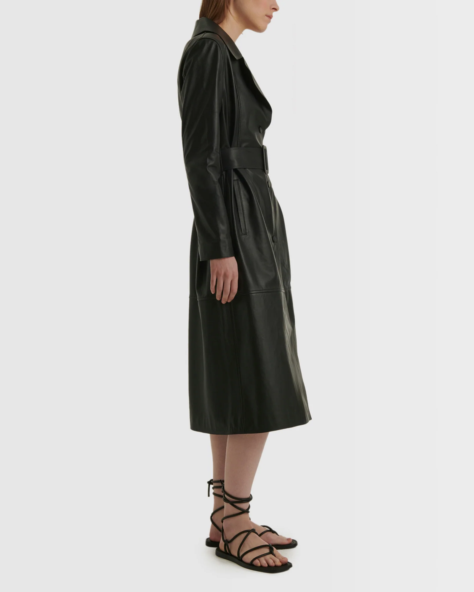 Trench en cuir d'agneau - Image 3