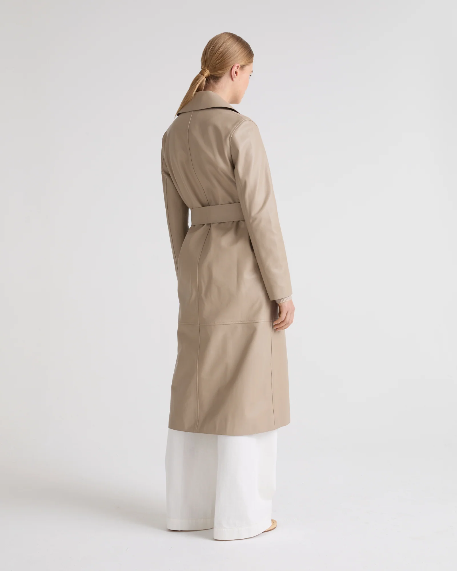 Trench en cuir d'agneau - Image 4