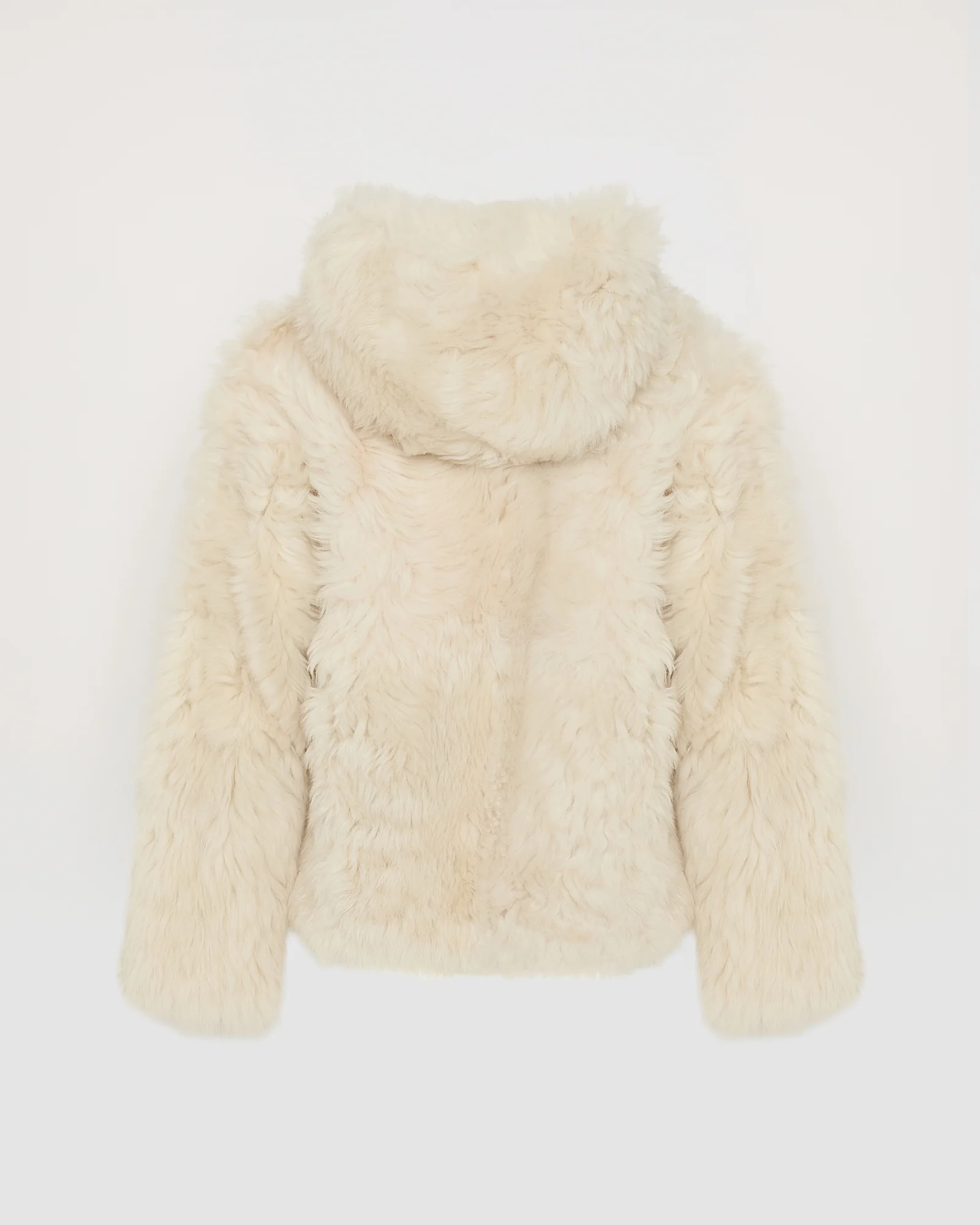 Veste courte à capuche en agneau de Toscane Folk - Image 7