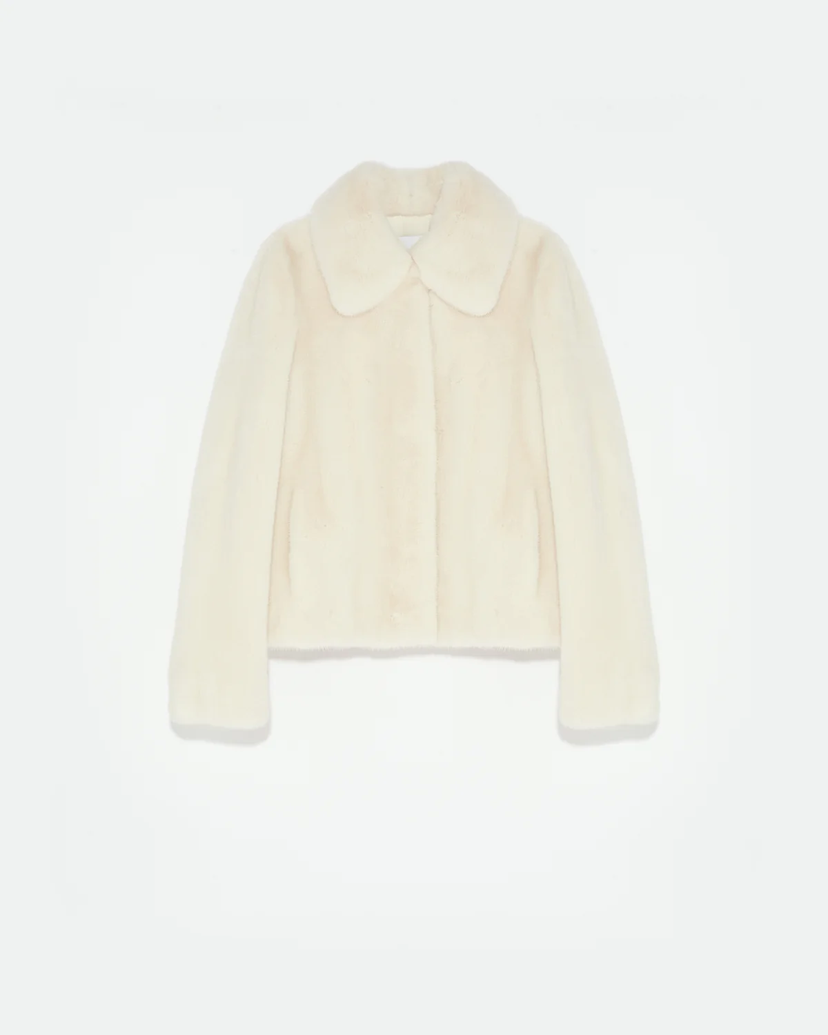 Veste courte en fourrure de vison à poils longs - Image 5