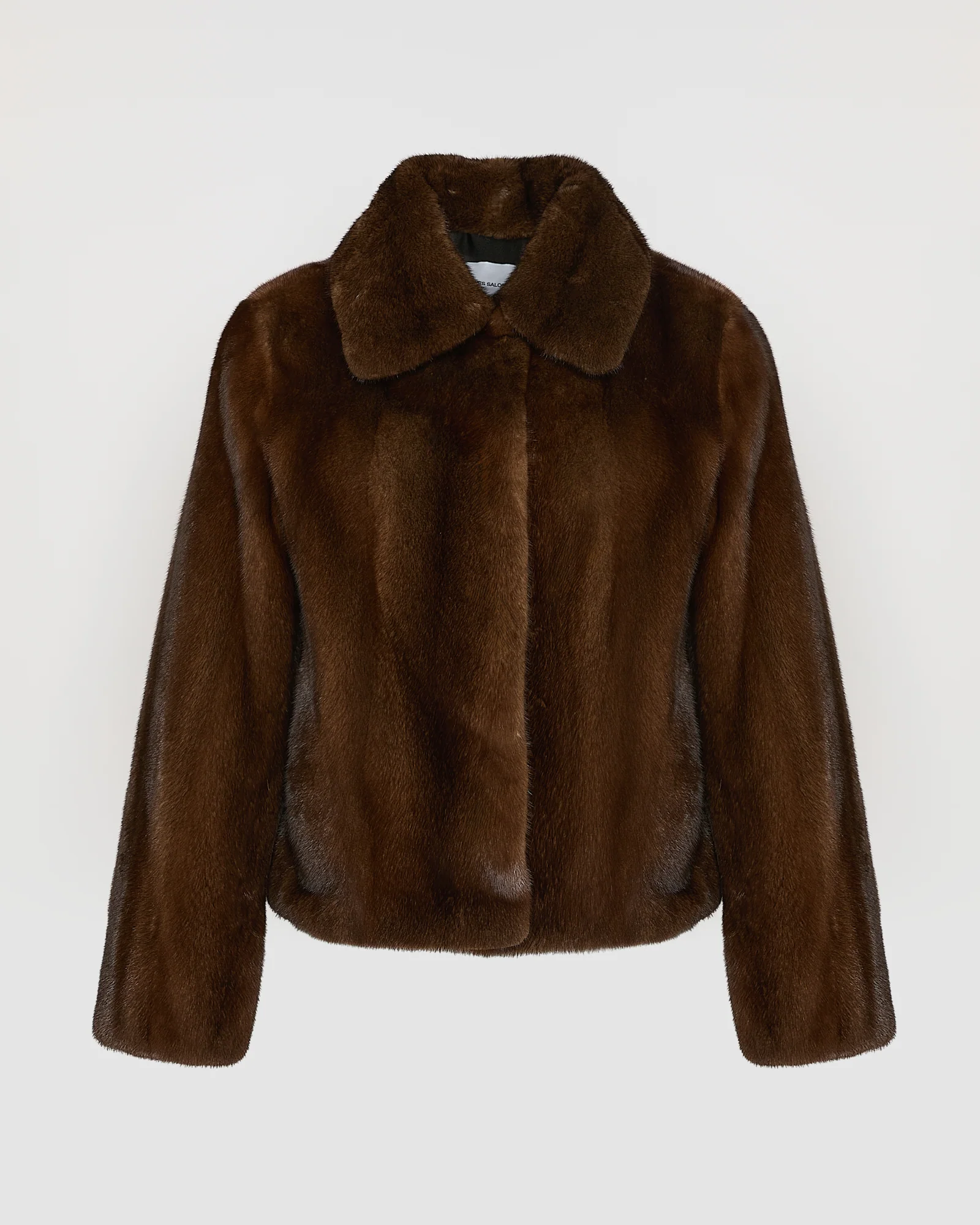 Veste courte en fourrure de vison à poils longs - Image 7