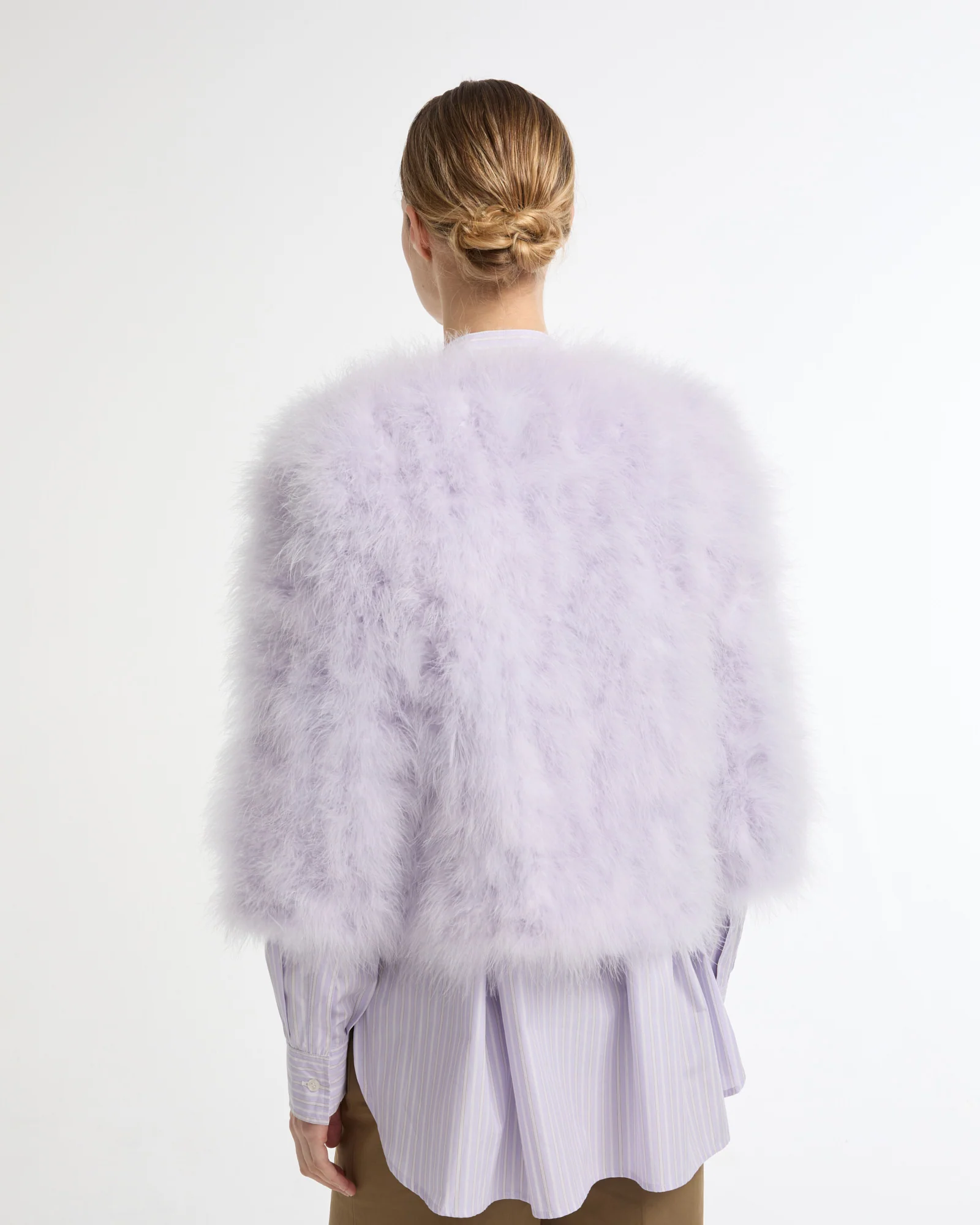 Veste courte en plumes - Image 3