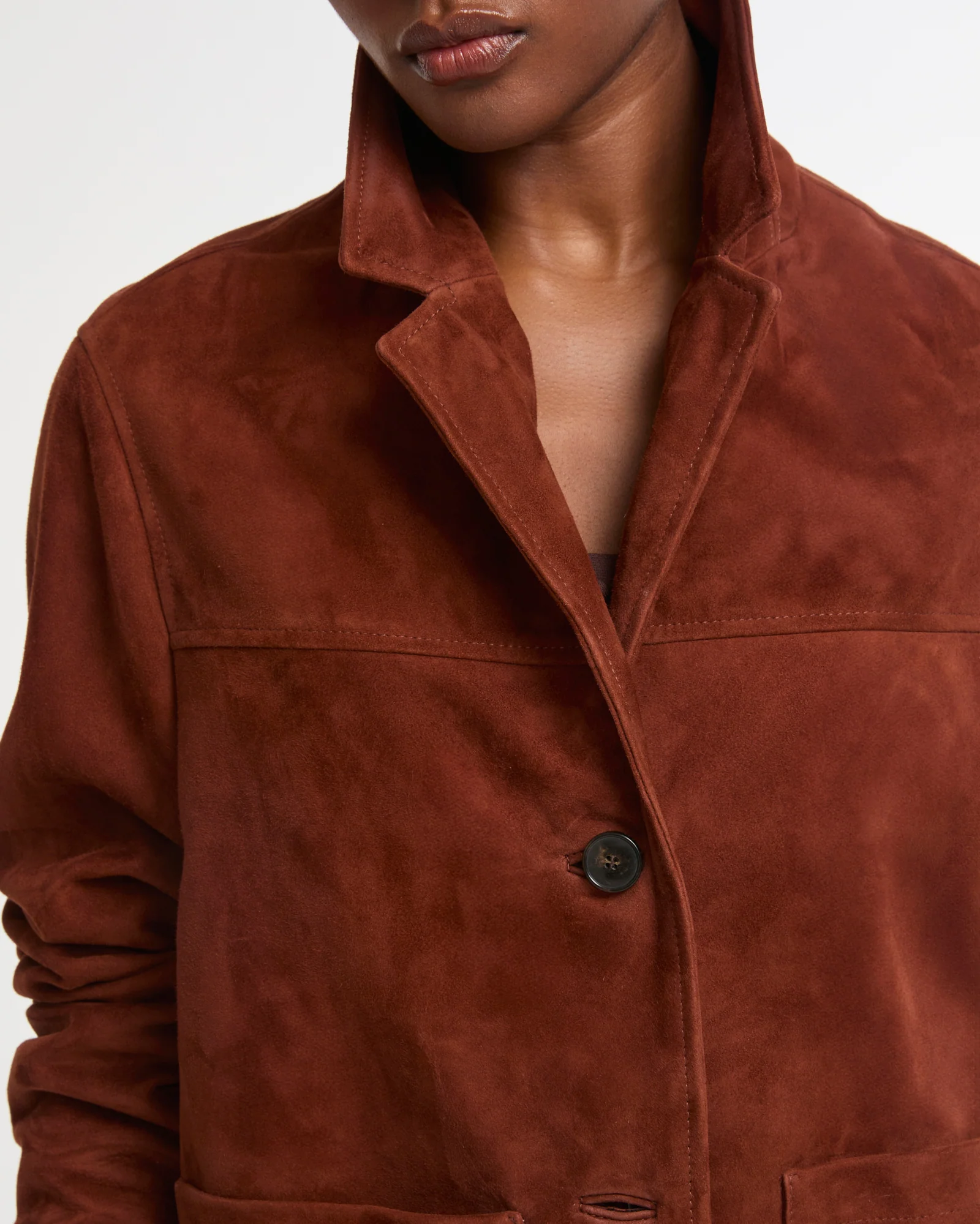 Veste en cuir d'agneau double face - Image 3