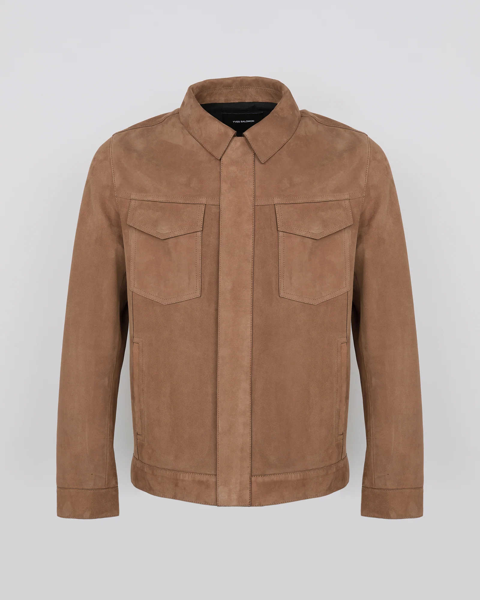 Veste en cuir velours double face envers nappa - Image 5