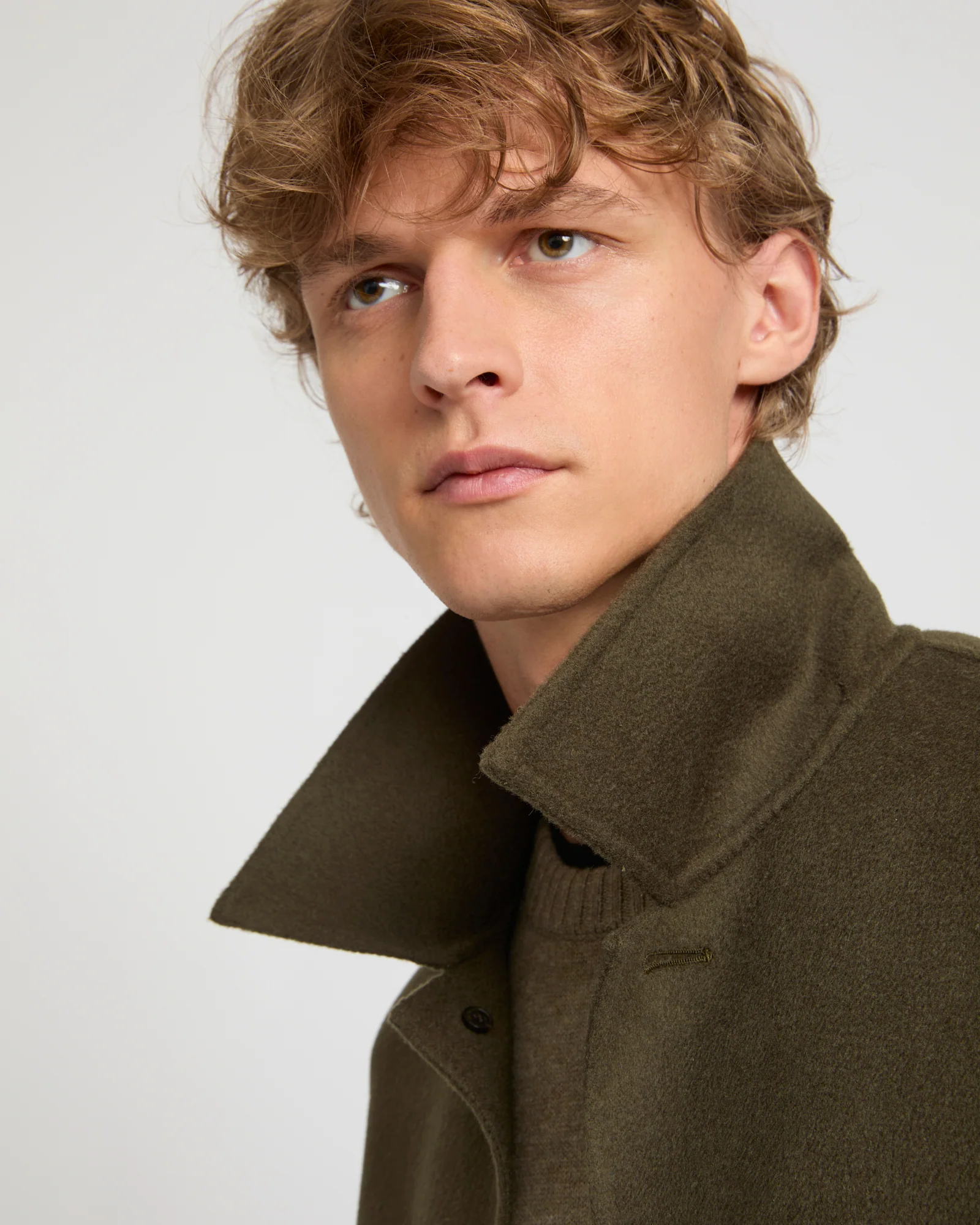 Veste workwear en tissu double-face laine-cachemire - Image 3