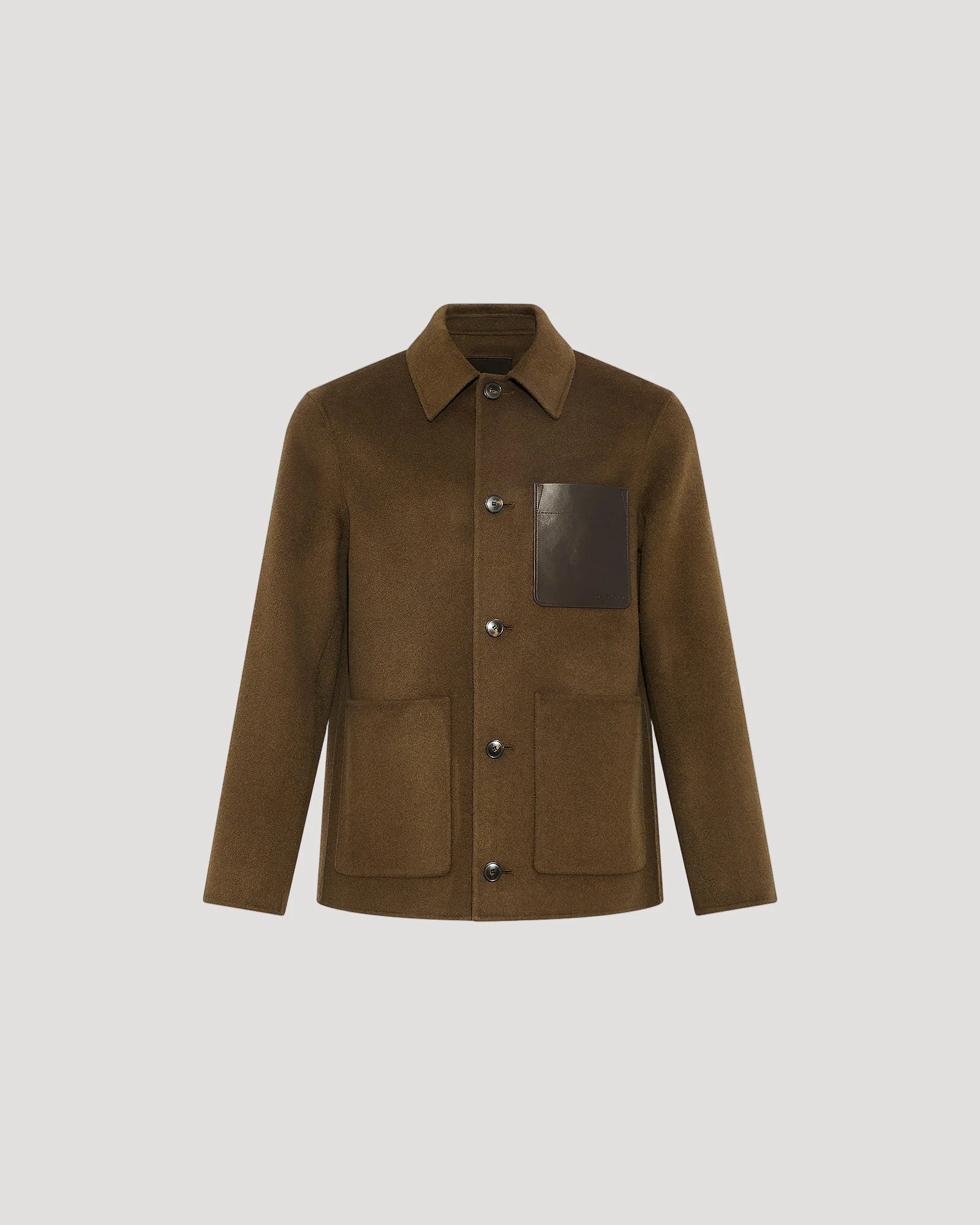 Veste workwear en tissu double-face laine-cachemire - Image 6