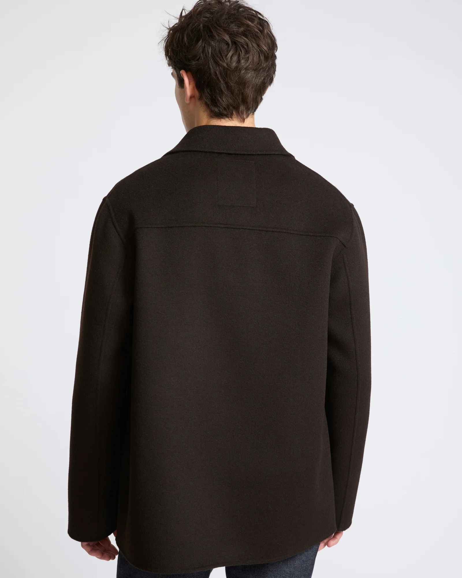 Veste workwear en tissu double-face laine-cachemire - Image 4