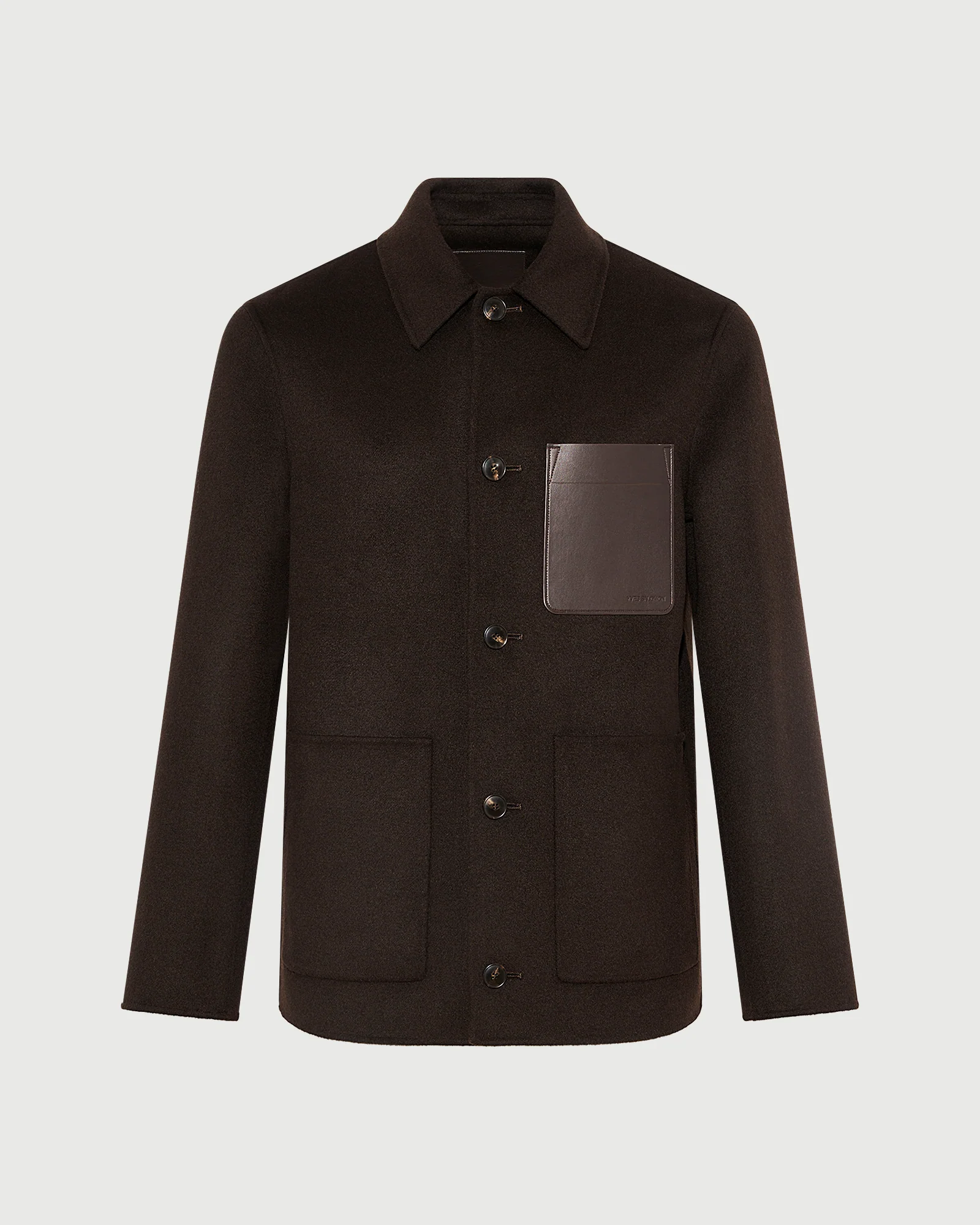 Veste workwear en tissu double-face laine-cachemire - Image 5