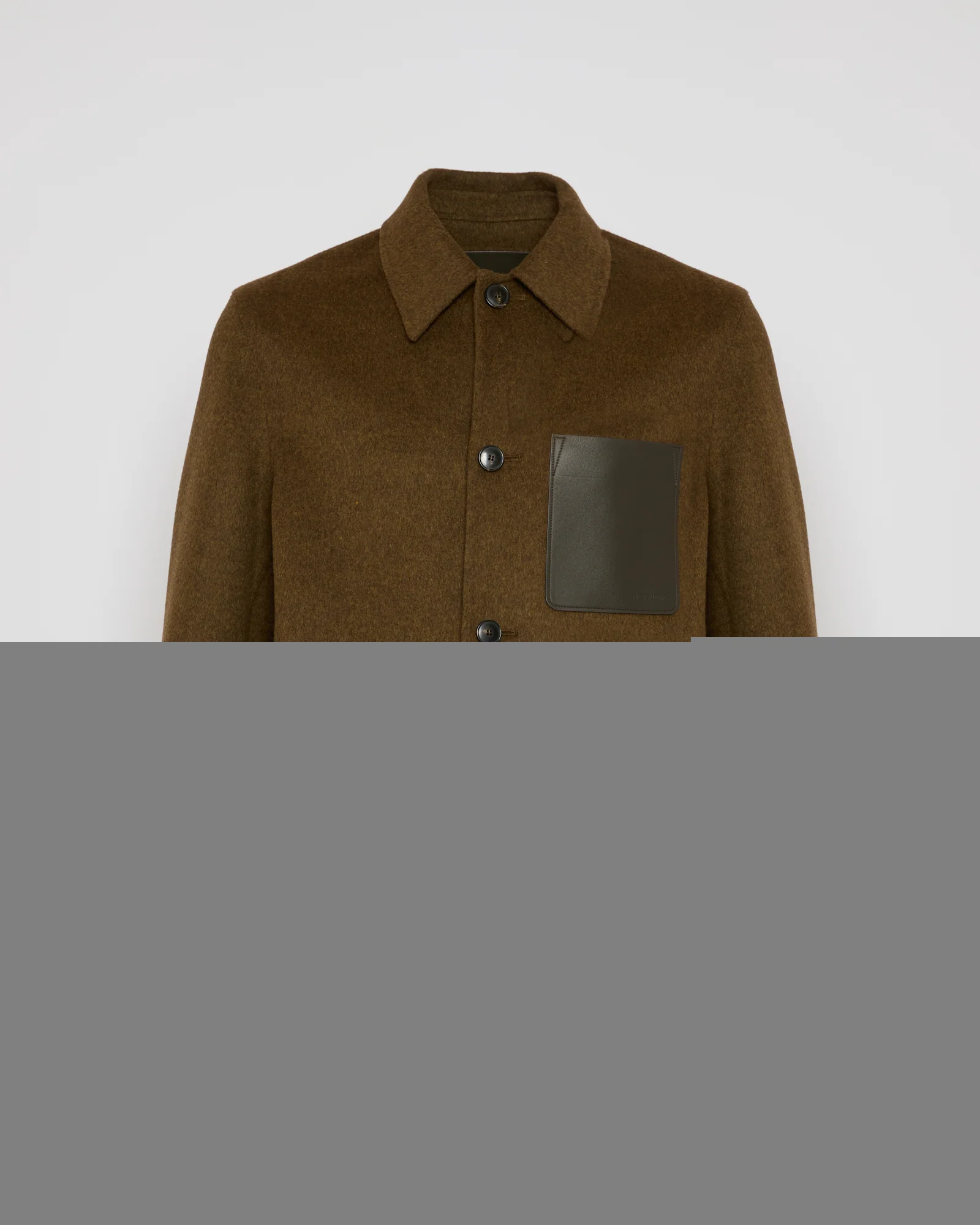 Veste workwear en tissu double-face laine-cachemire - Image 5