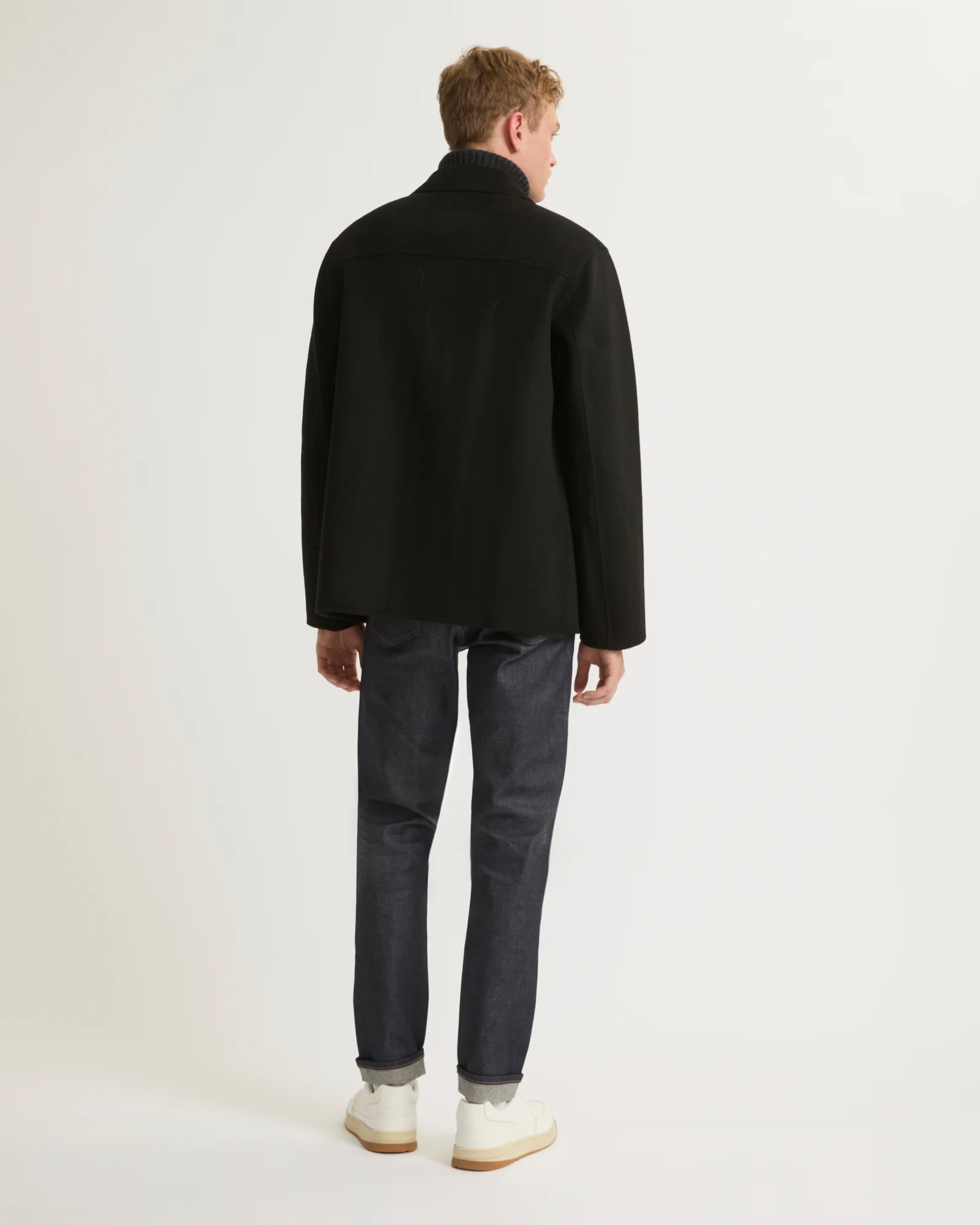 Veste workwear en tissu double-face laine-cachemire - Image 4